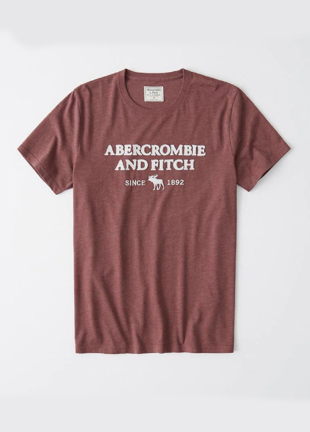 Красная летняя футболка Abercrombie & Fitch