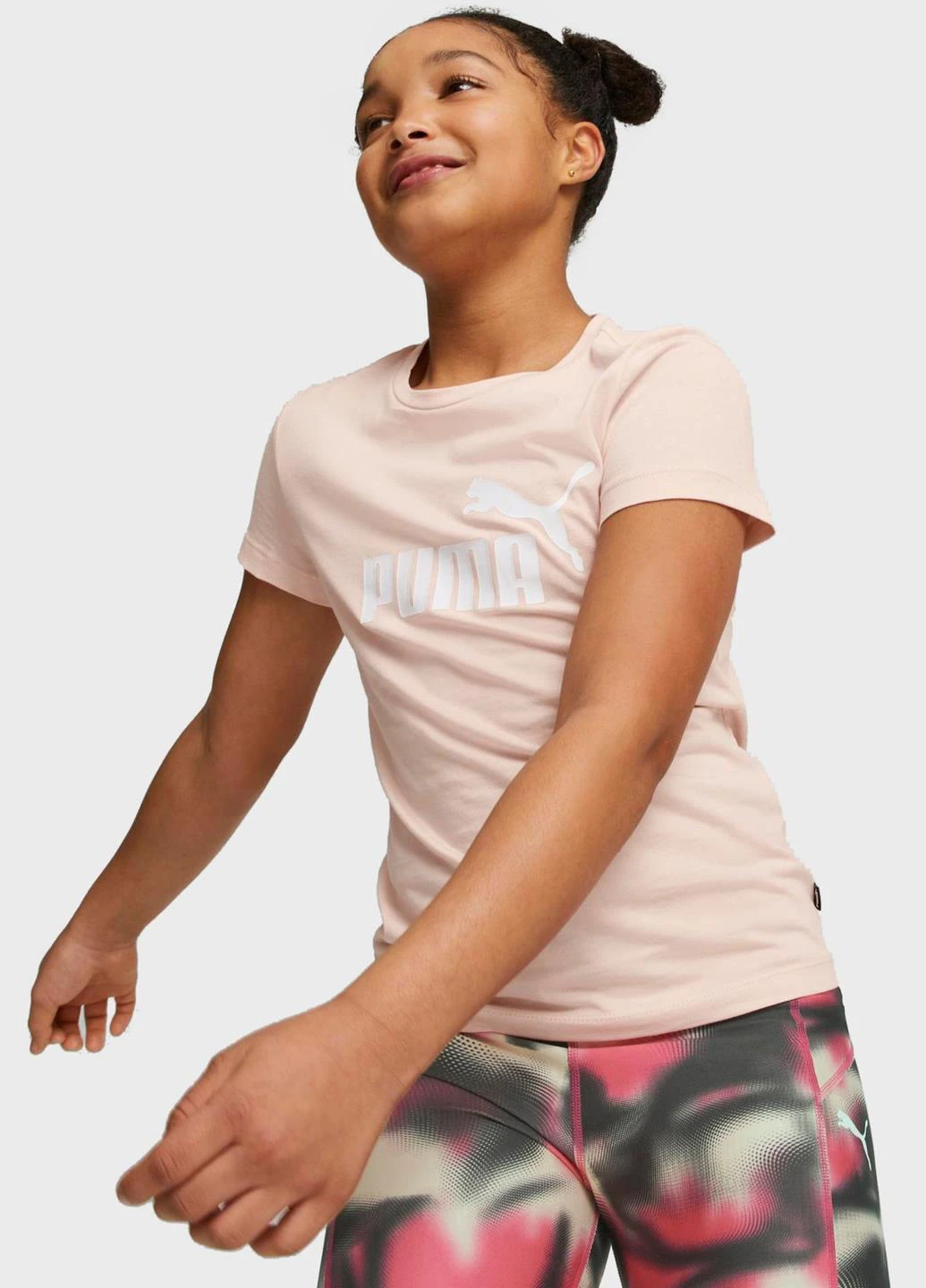 Світло-рожева демісезонна футболка 58702966 Puma Essential Logo T-Shirt