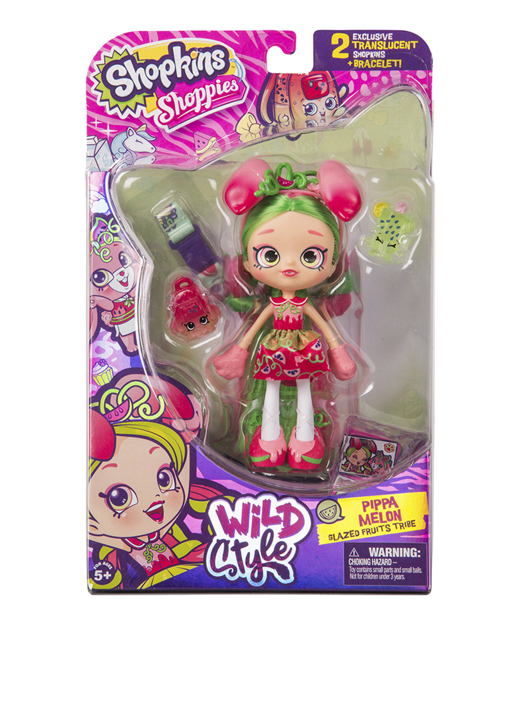 Кукла shopkins s9 серии "wild style" - фруктовая леди (с аксессуарами) Shoppies (163192591)