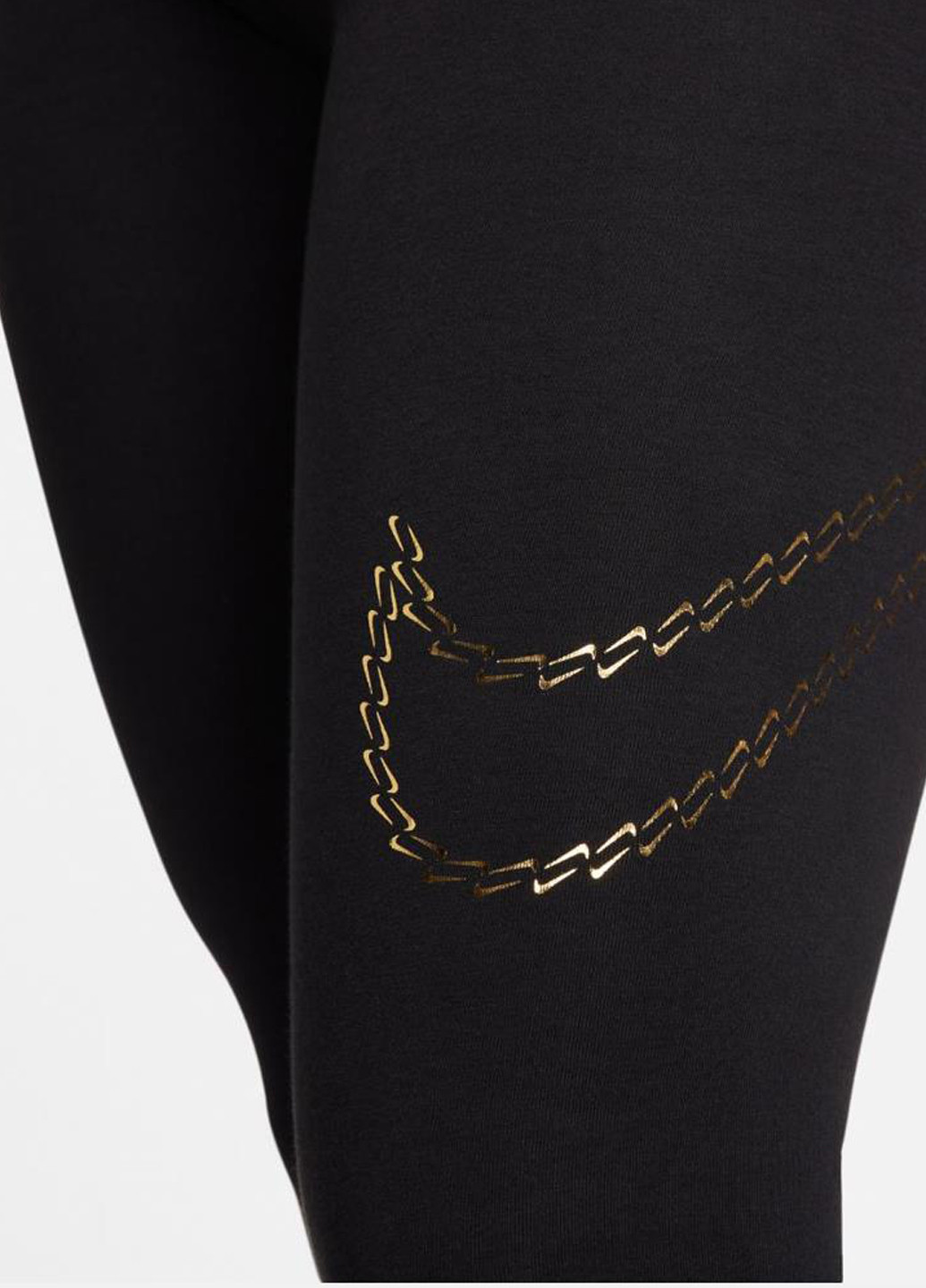 Черные демисезонные леггинсы fb8766-010 Nike