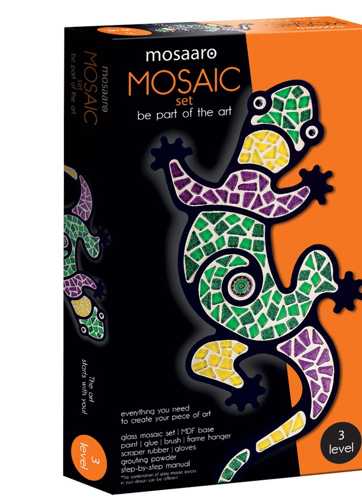 Стеклянная мозаика Lizard. Ящерица MA3001 Mosaaro (253876011)