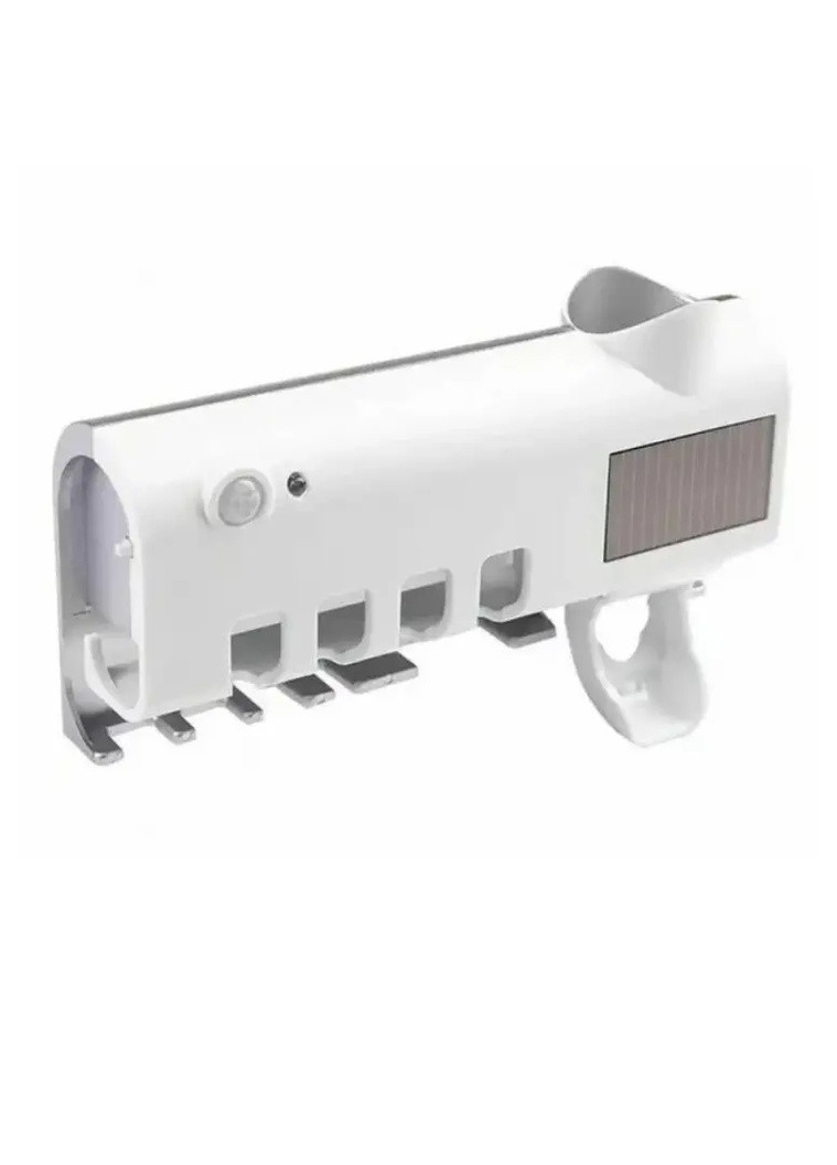 Держатель зубных щеток с автоматическим дозатором для зубной пасты и УФ-Стерилизатор 3 в 1 No Brand (254394238)