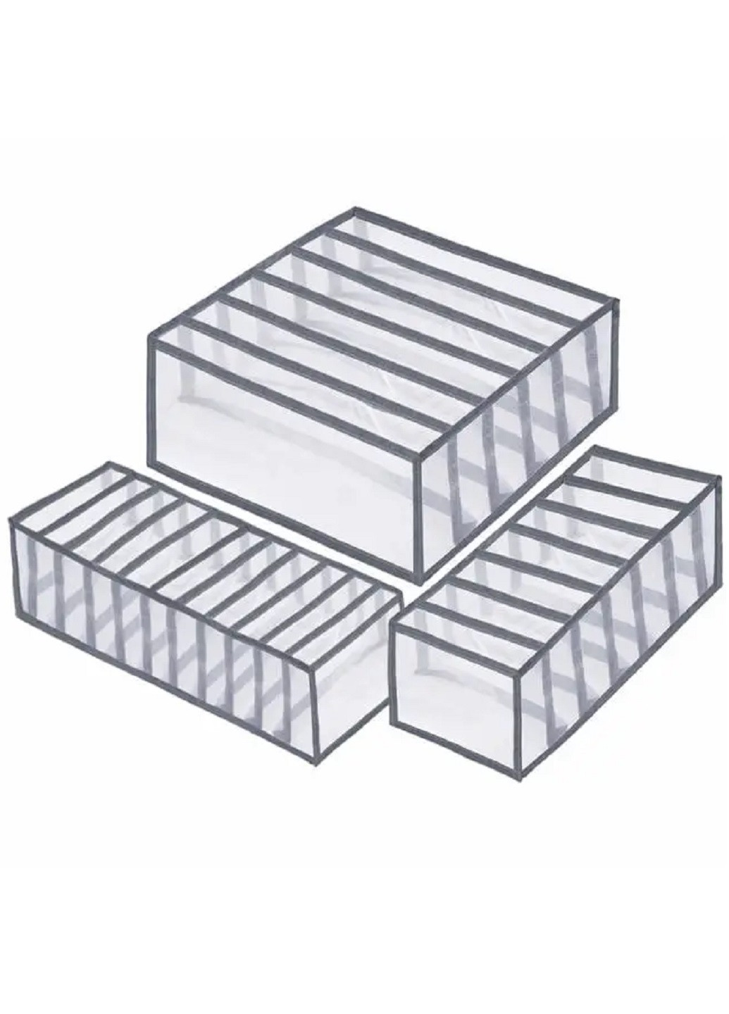 Набір органайзерів коробів ящиків для нижньої білизни шкарпеток аксесуарів дрібниць 3 штуки (55142-Нов) Francesco Marconi (252270259)