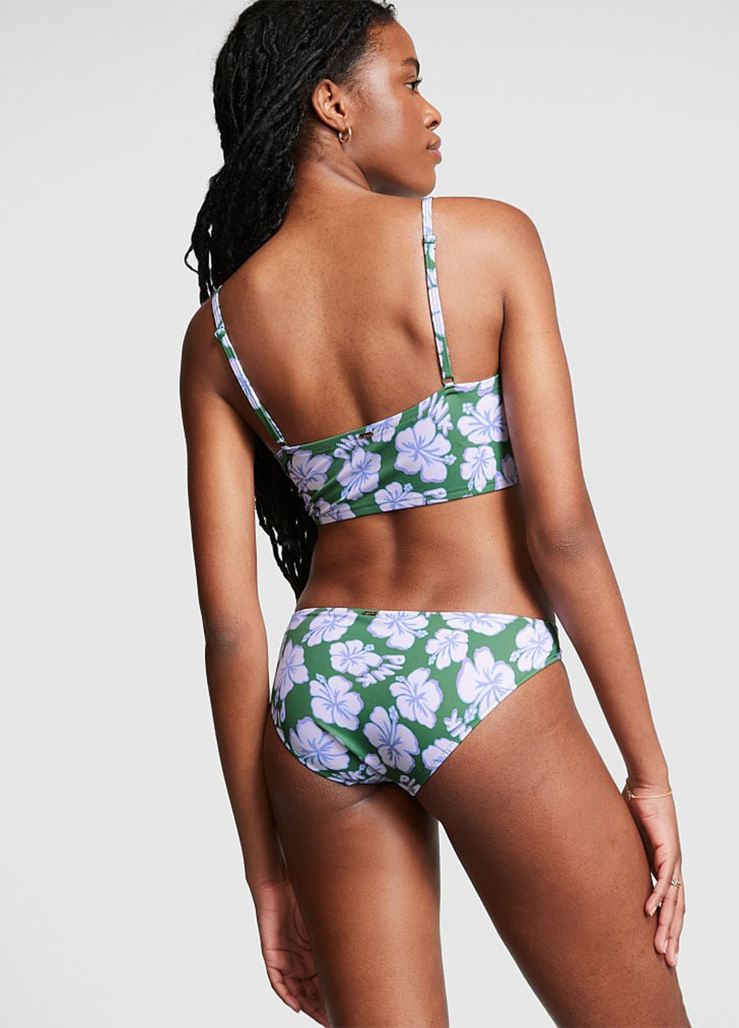 Зелений літній купальник (ліф, труси) роздільний Victoria's Secret