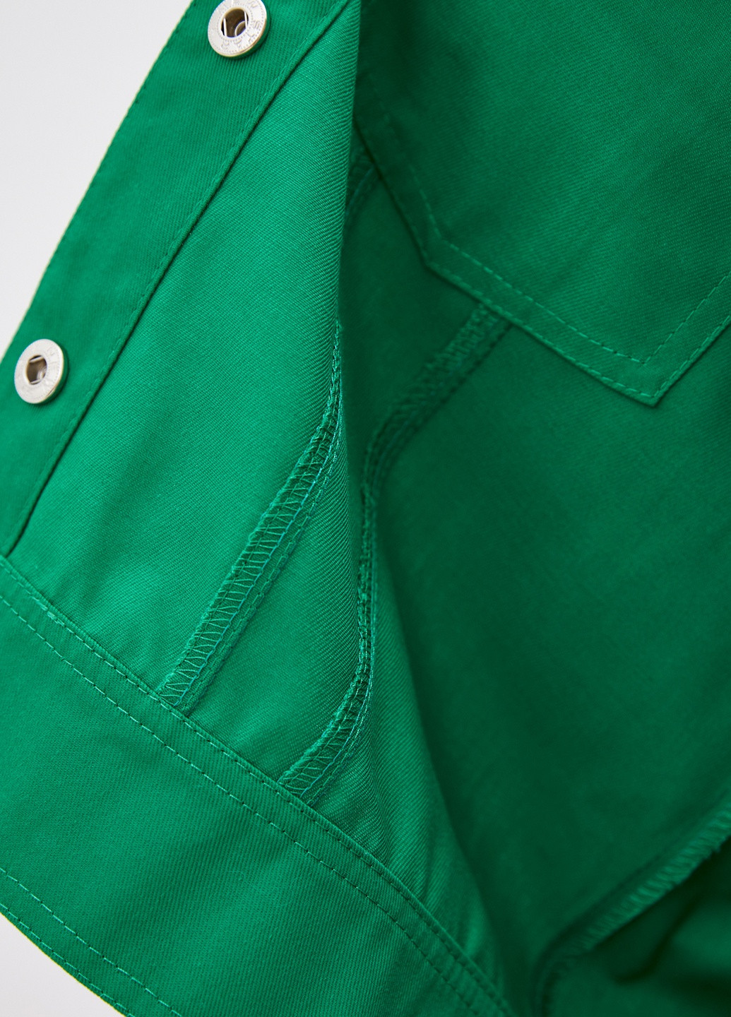 Зелена літня джинсова куртка жіноча літня зелена Dasti Denim Urban