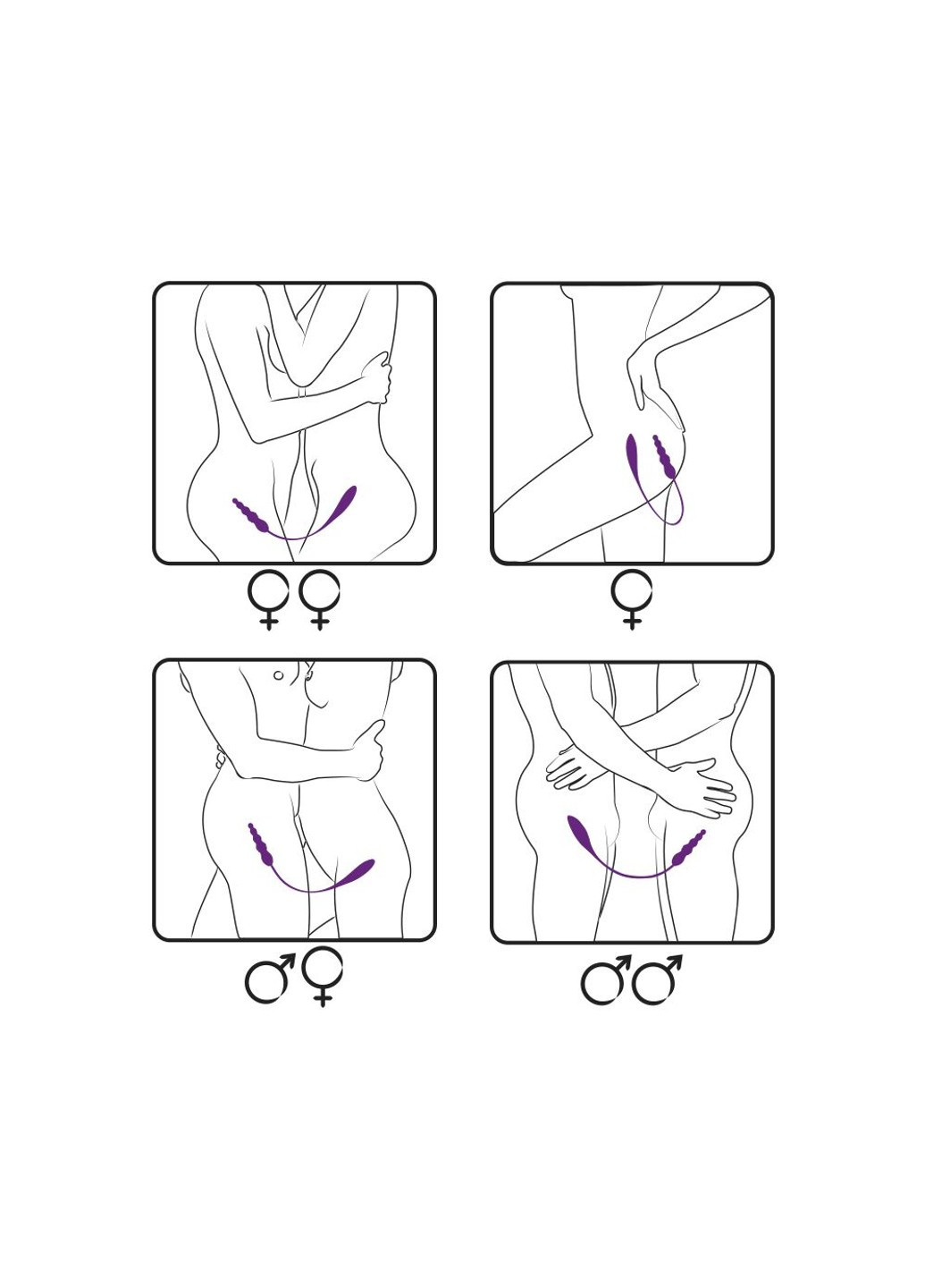 Вибратор двусторонний AD-2X с пультом LRS Adrien Lastic (254551088)