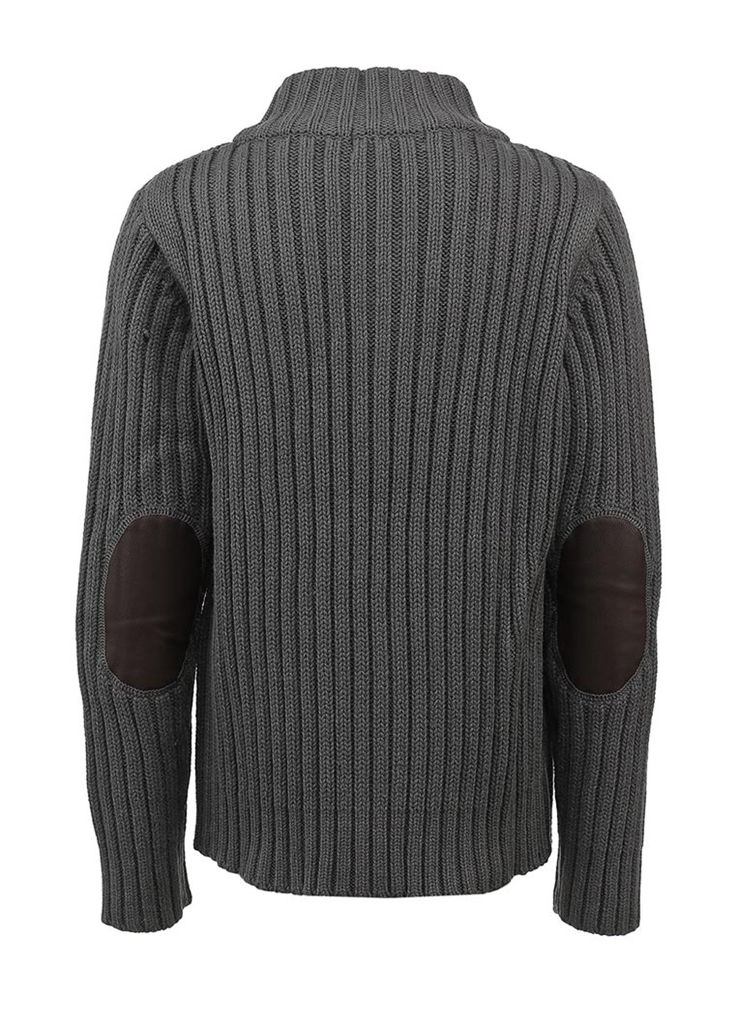 Серый зимний свитер хомут Iana