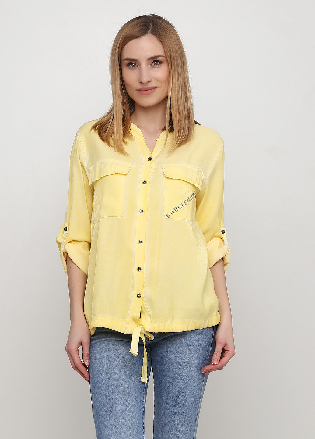Желтая демисезонная блуза Maglieria Veneta