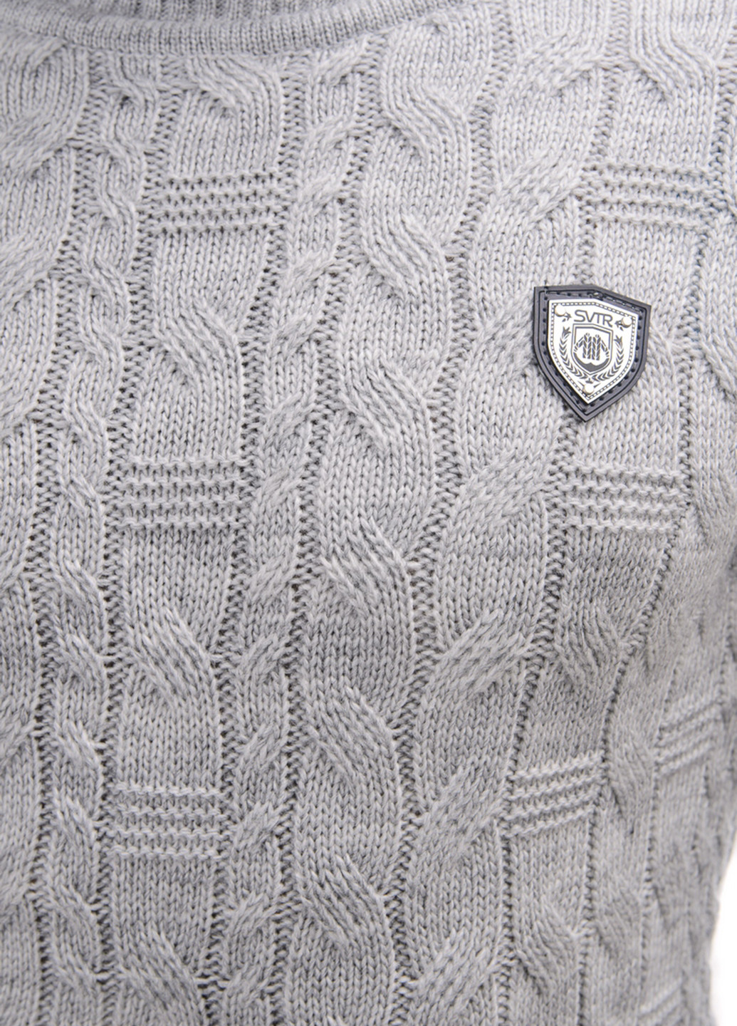 Світло-сірий демісезонний свитер SVTR