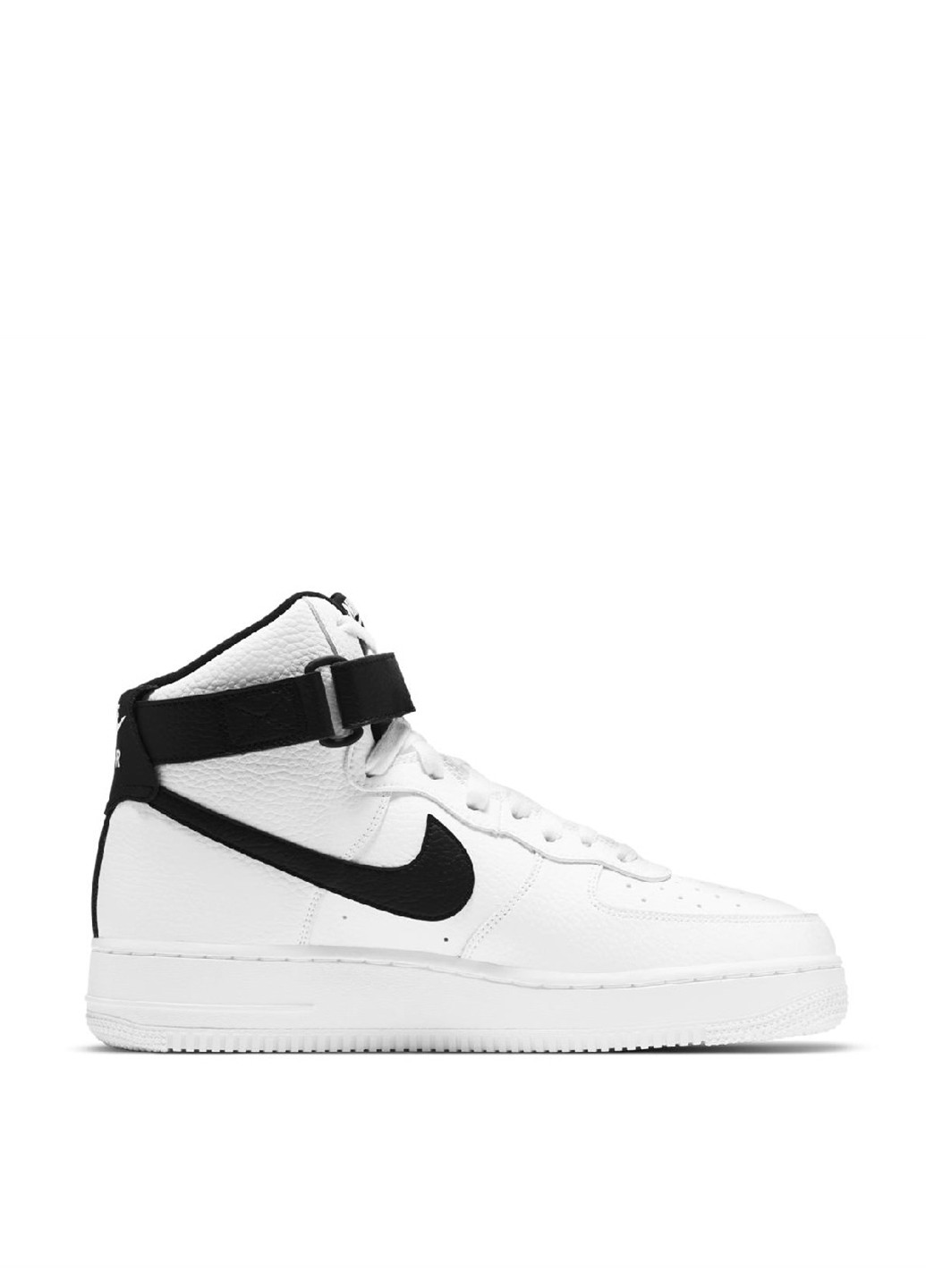 Белые демисезонные кроссовки Nike Air Force 1 High '07 White Black