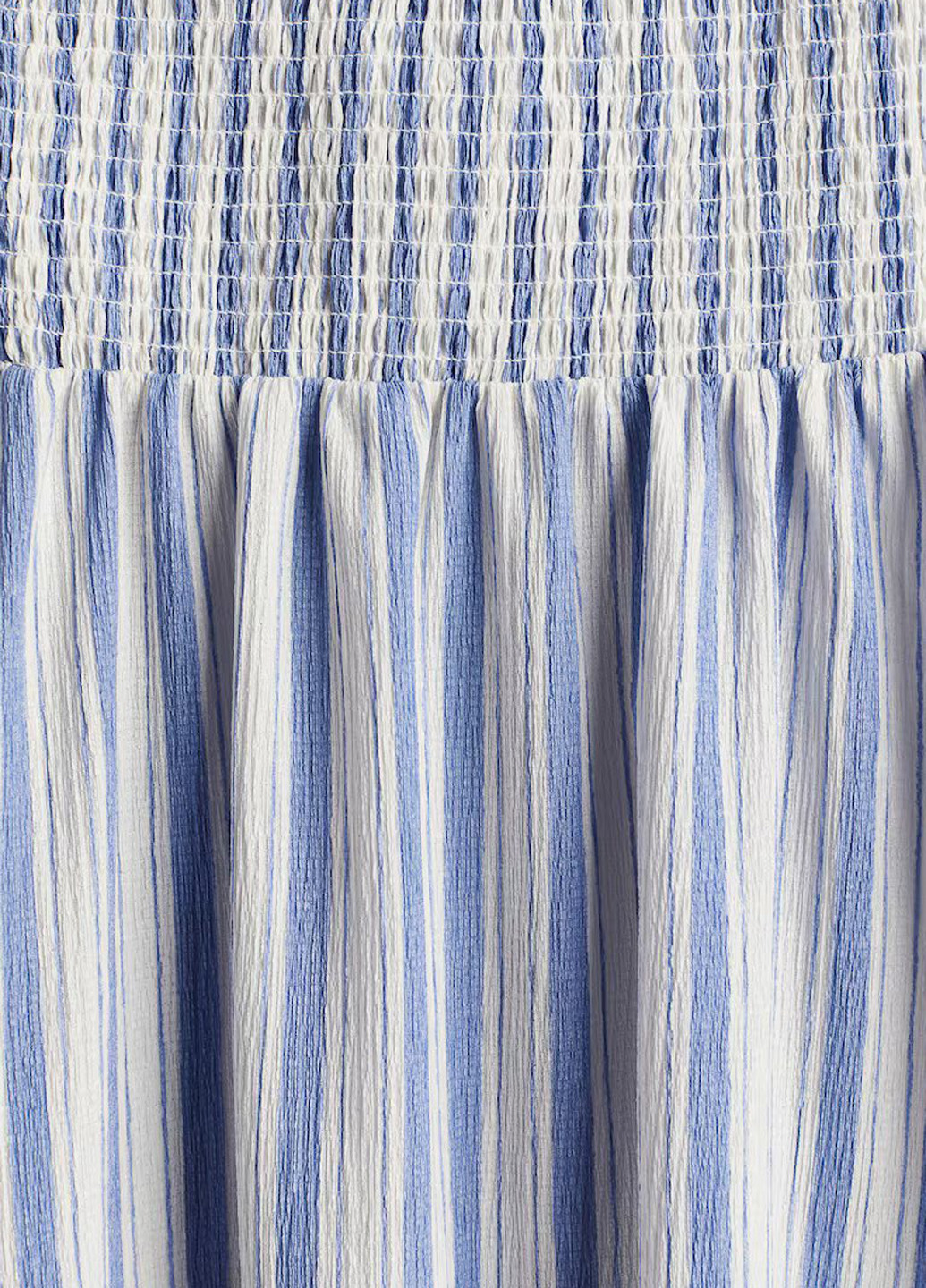 Блакитна кежуал сукня кльош H&M в смужку