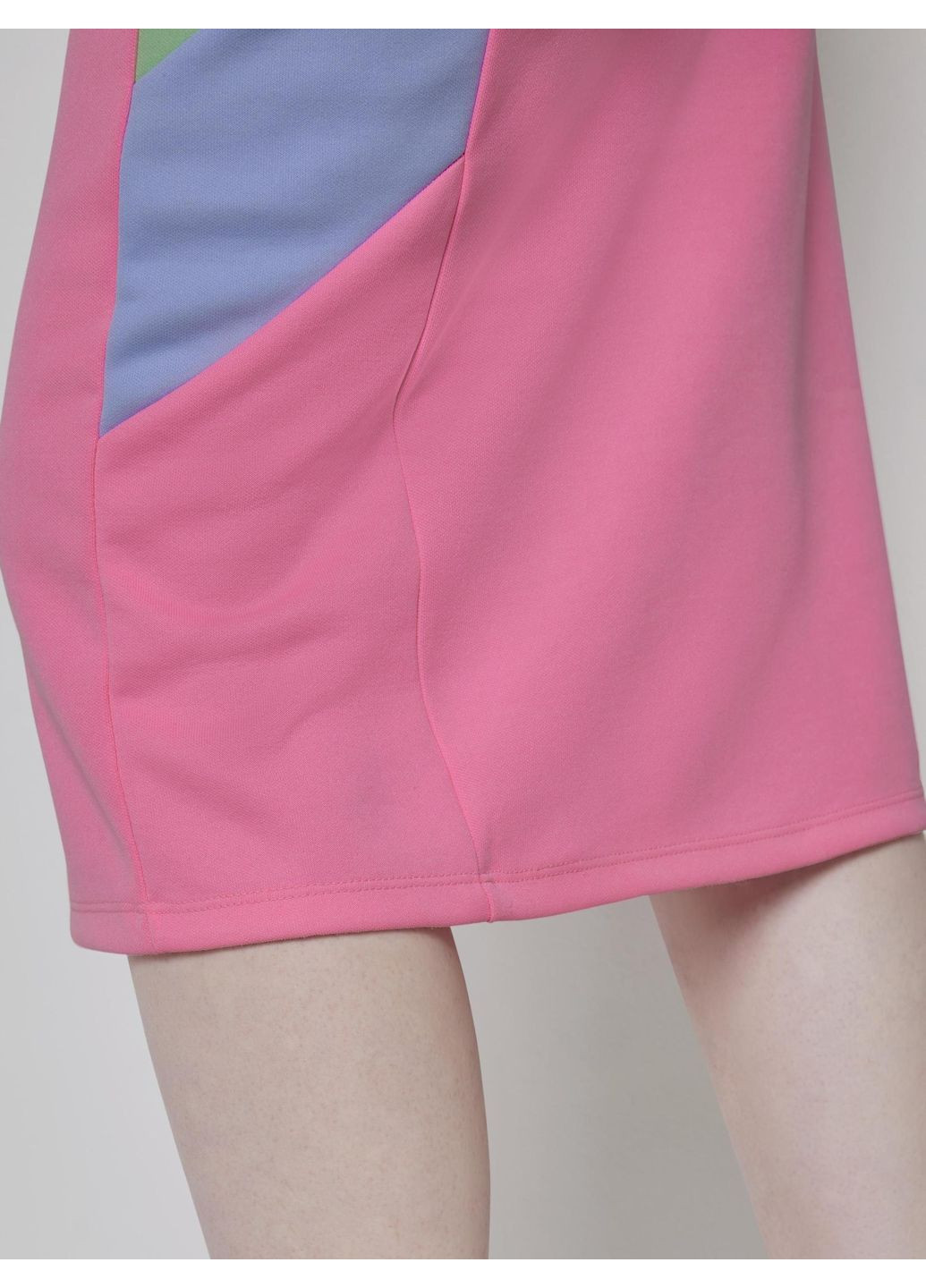 Розовая с геометрическим узором юбка Tom Tailor