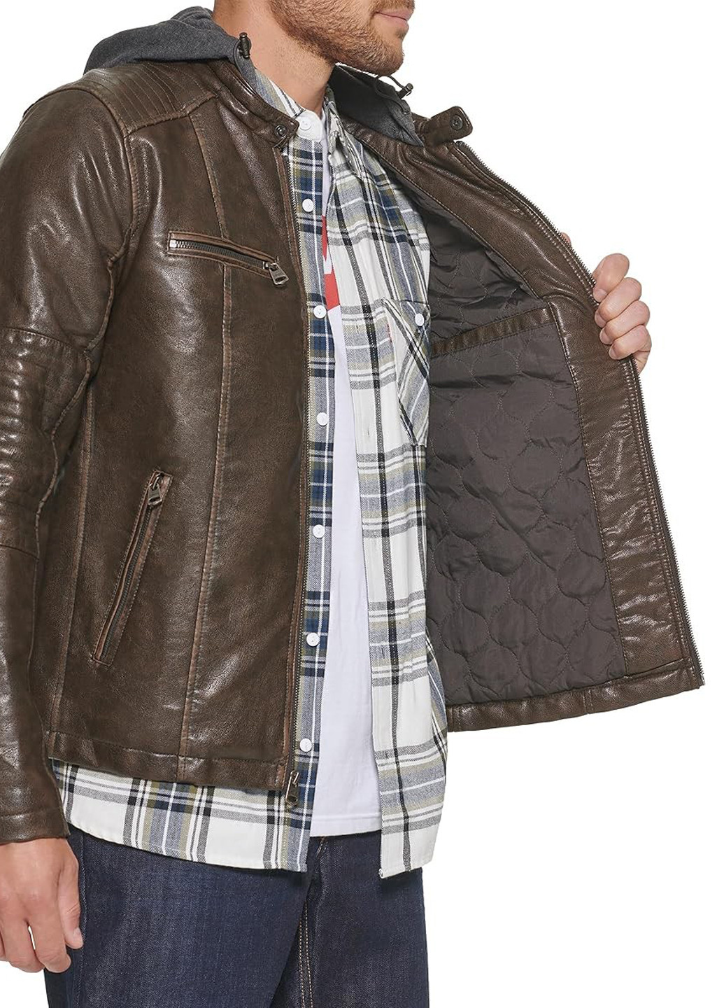 Коричнева демісезонна куртка Levi's