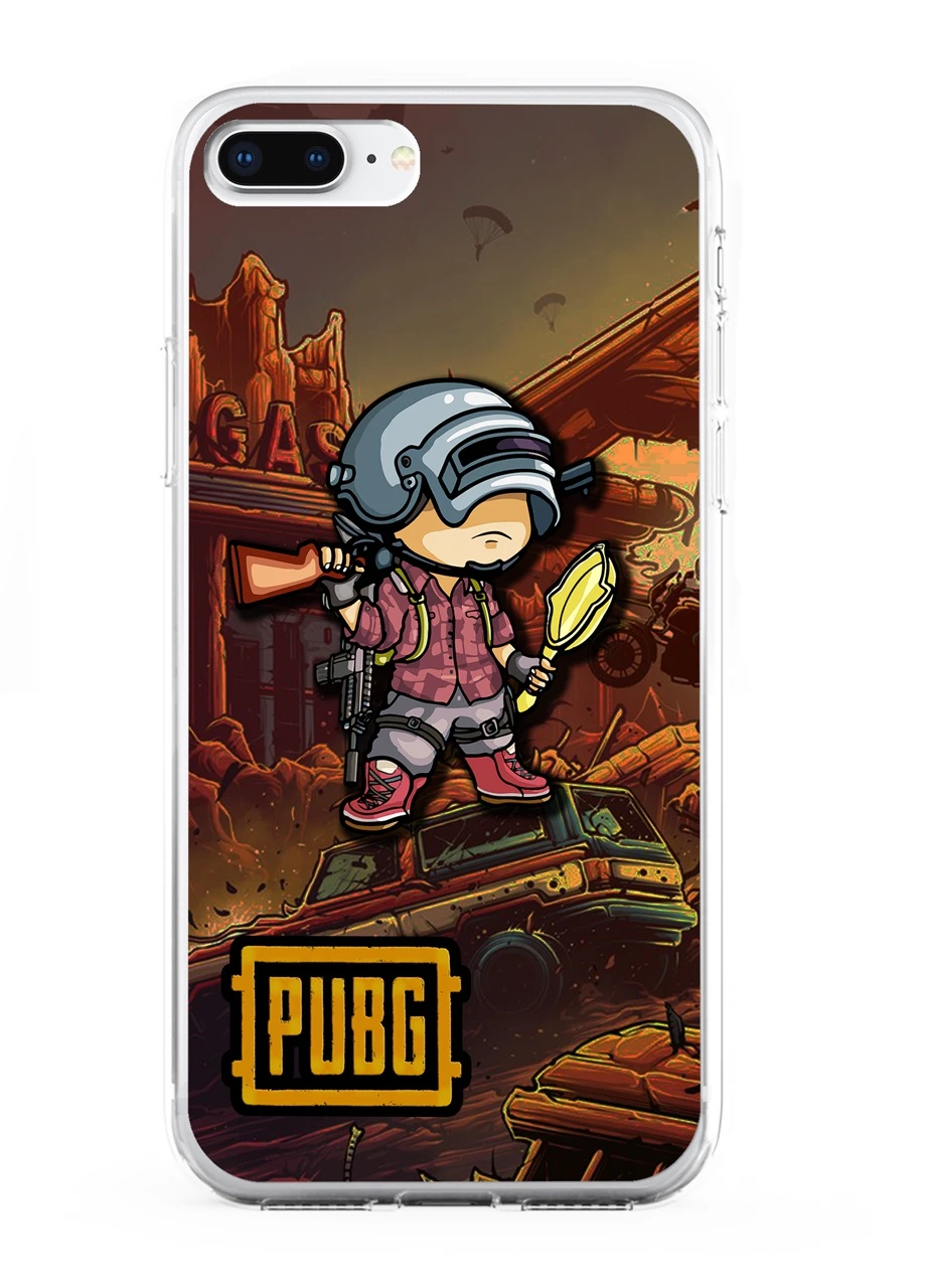Чохол силіконовий Apple Iphone 7 plus Пубг Пабг (Pubg) (17364-1710) MobiPrint (219556383)