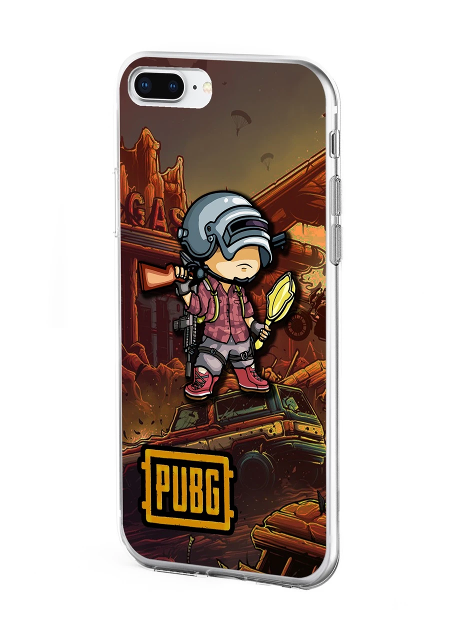 Чохол силіконовий Apple Iphone 7 plus Пубг Пабг (Pubg) (17364-1710) MobiPrint (219556383)