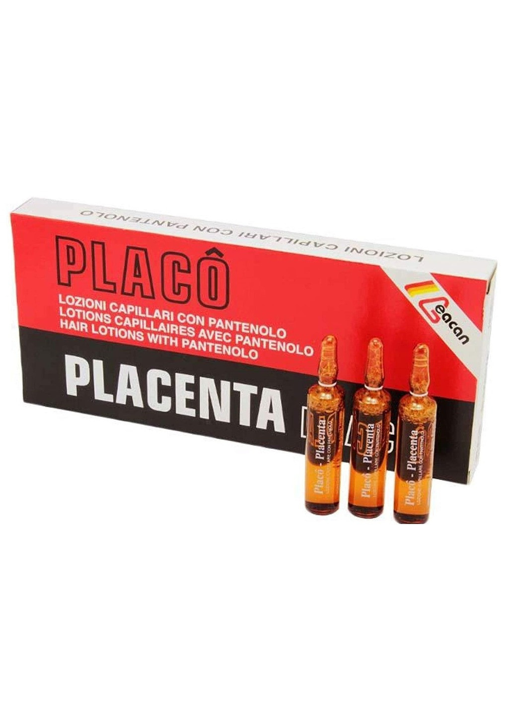 Лосьйон в ампулах від випадіння волосся PLACO PLACENTA 10мл х 12шт Placenta Placo (247507366)