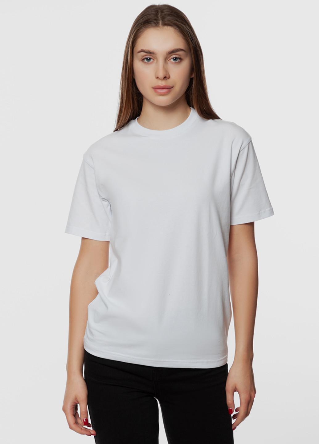 Белая летняя футболка женская Arber T-shirt W Overs WF8