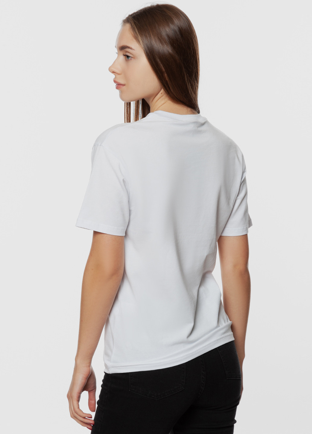 Біла літня футболка жіноча Arber T-shirt W Overs WF8