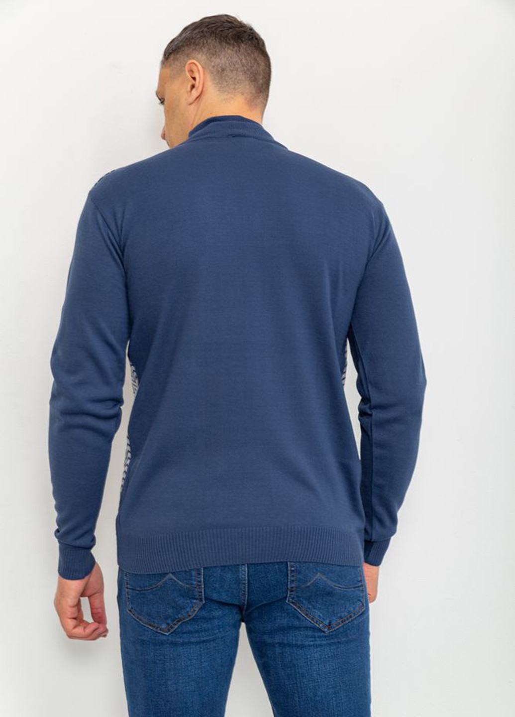 Светло-синий зимний свитер Ager