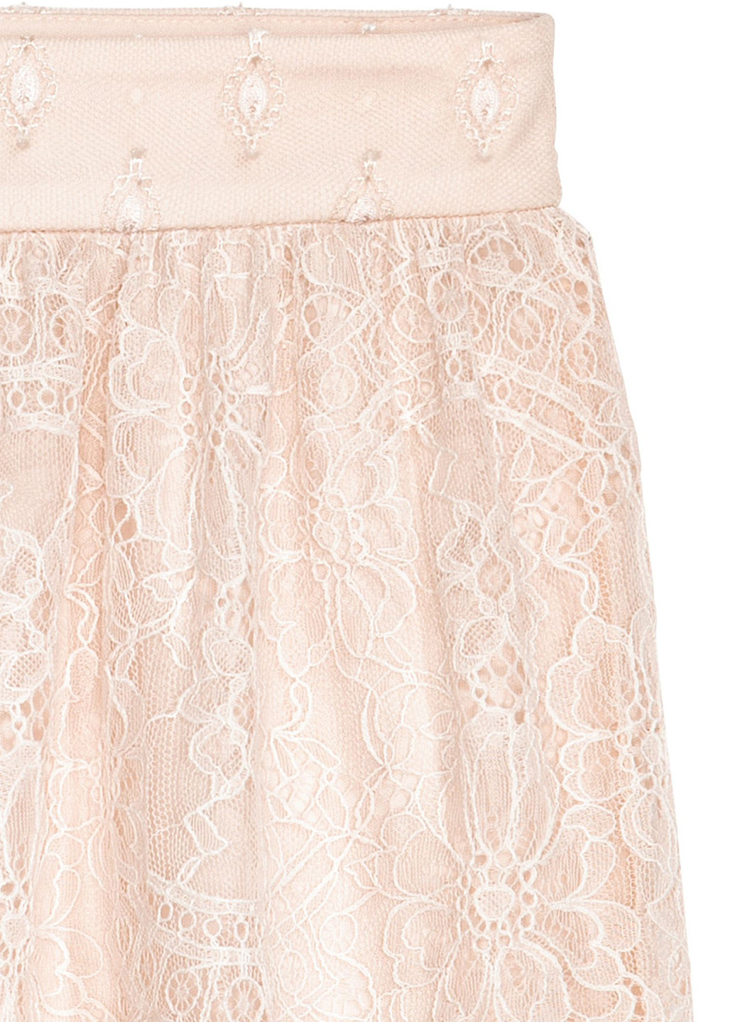 Светло-розовая кэжуал юбка H&M
