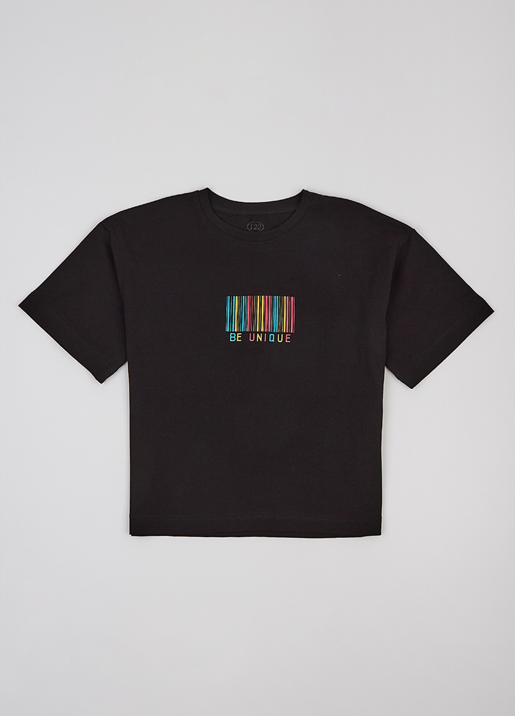 Черная летняя футболка Фламинго