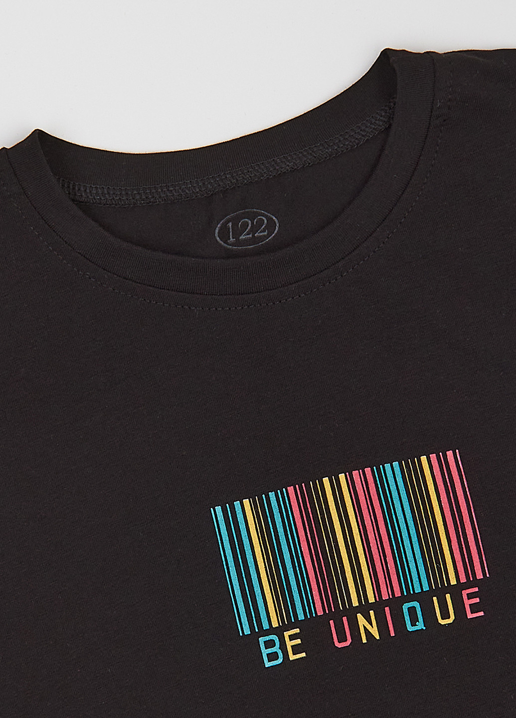 Черная летняя футболка Фламинго