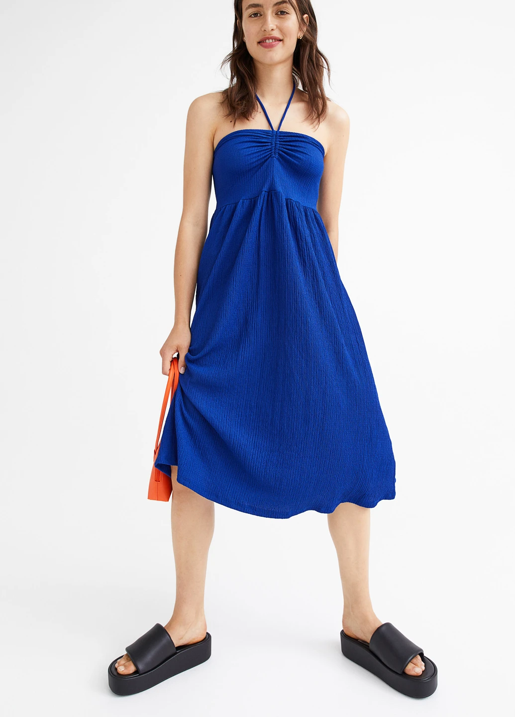 Летний женский сарафан H&M однотонный