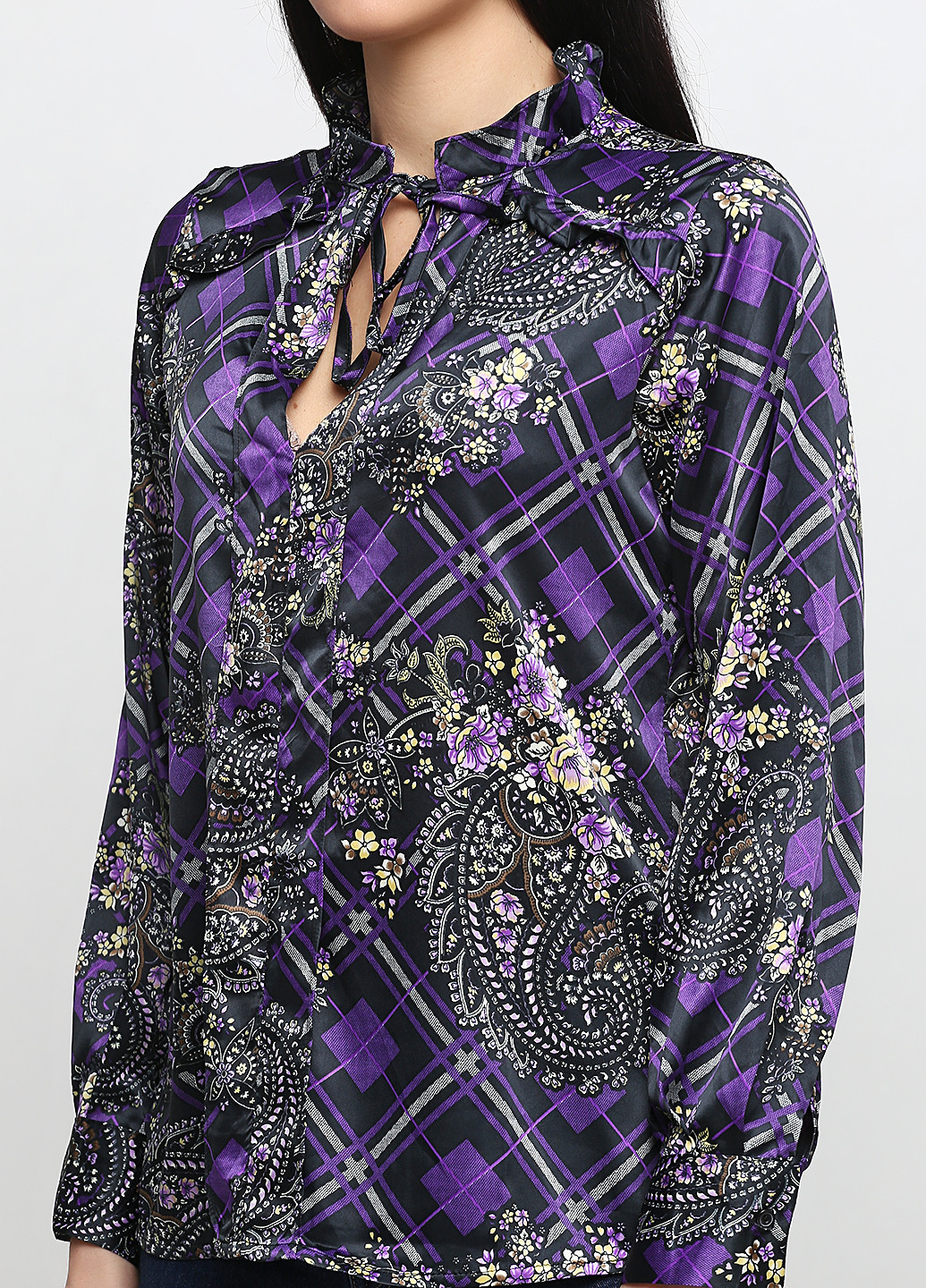 Фіолетова демісезонна блуза Zara
