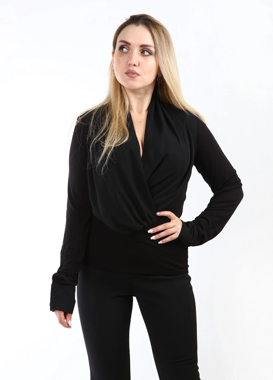 Чорна блуза Guess