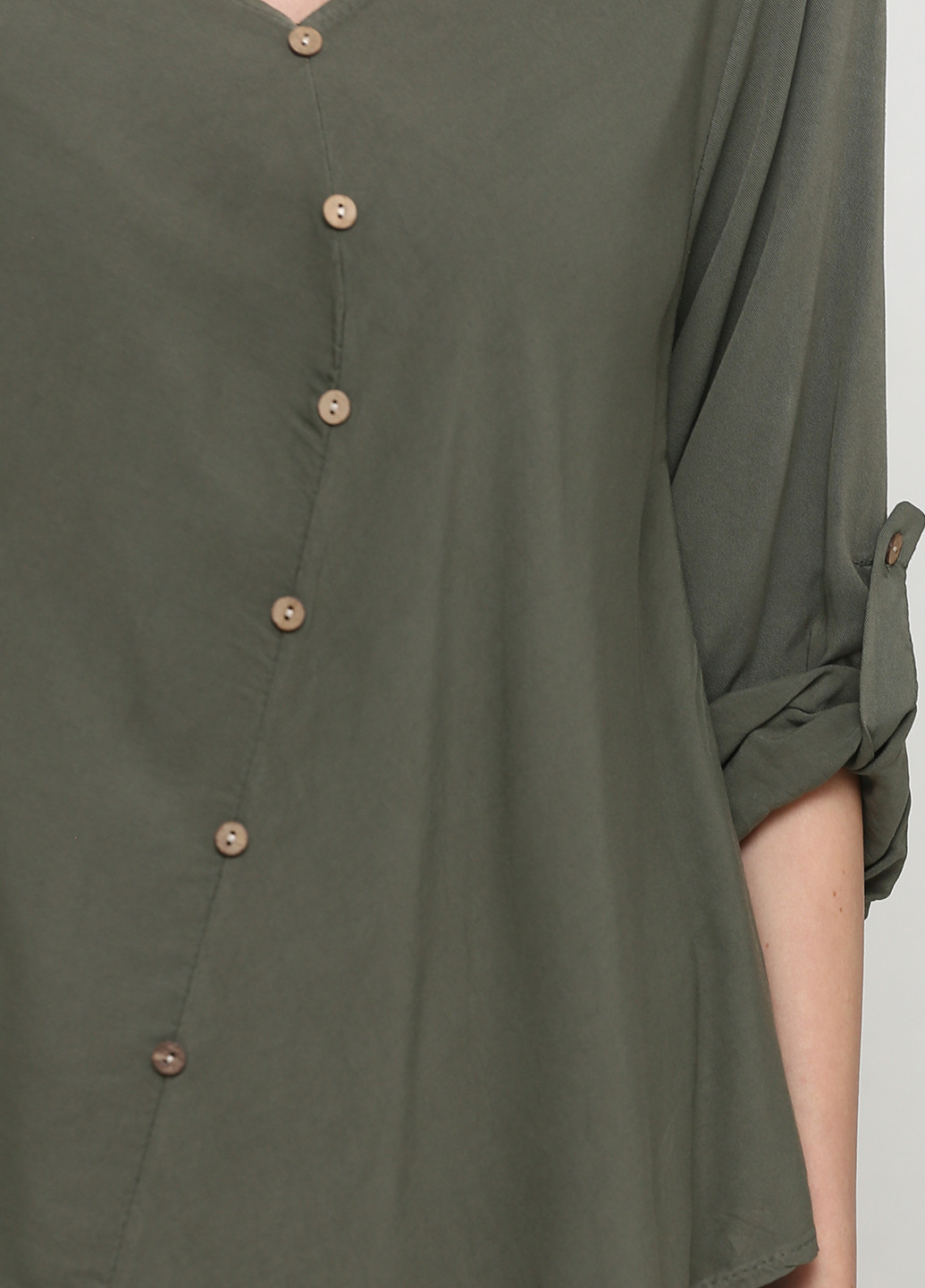 Сіро-зелена демісезонна блуза Made in Italy