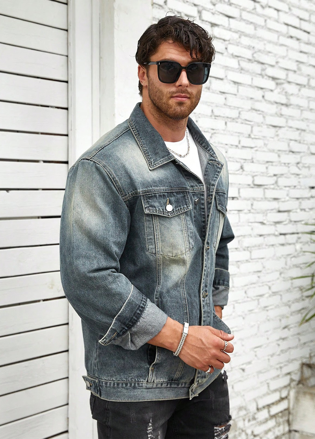 Куртка-сорочка SHEIN (324691986)