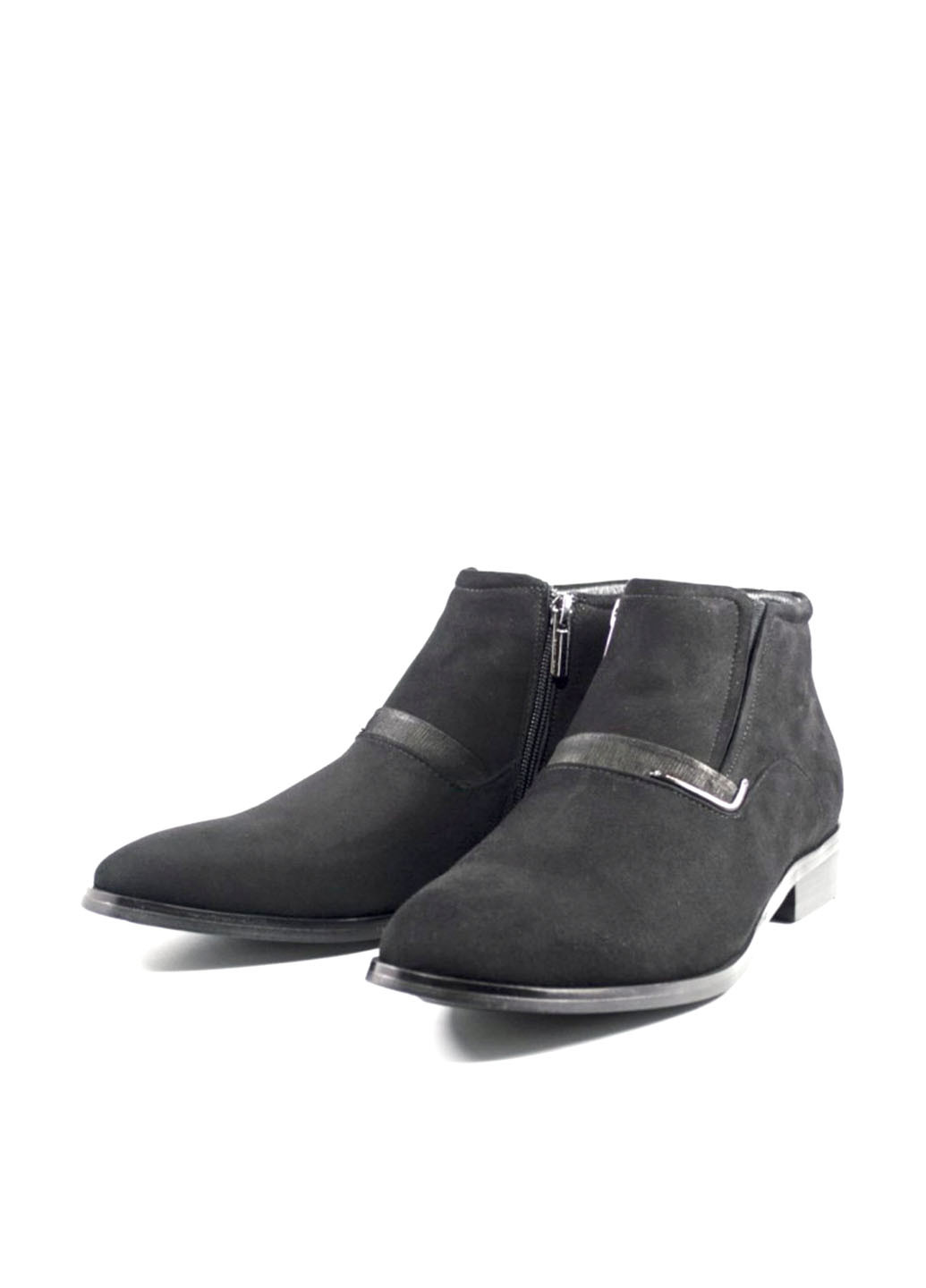 Черные зимние ботинки Basconi