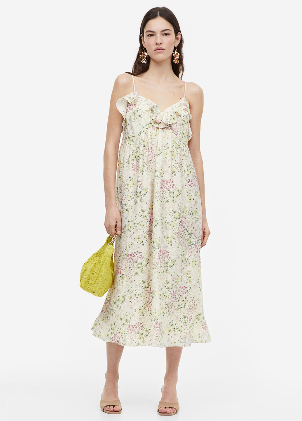 Летний женский сарафан H&M в цветочек