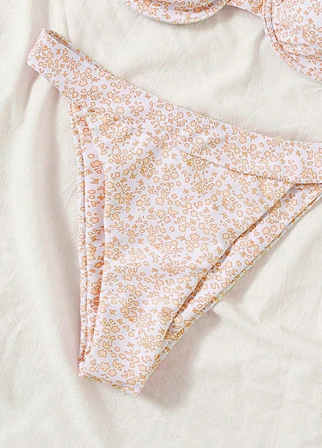 Комбинированный летний купальник (лиф, трусики) раздельный, бикини SHEIN