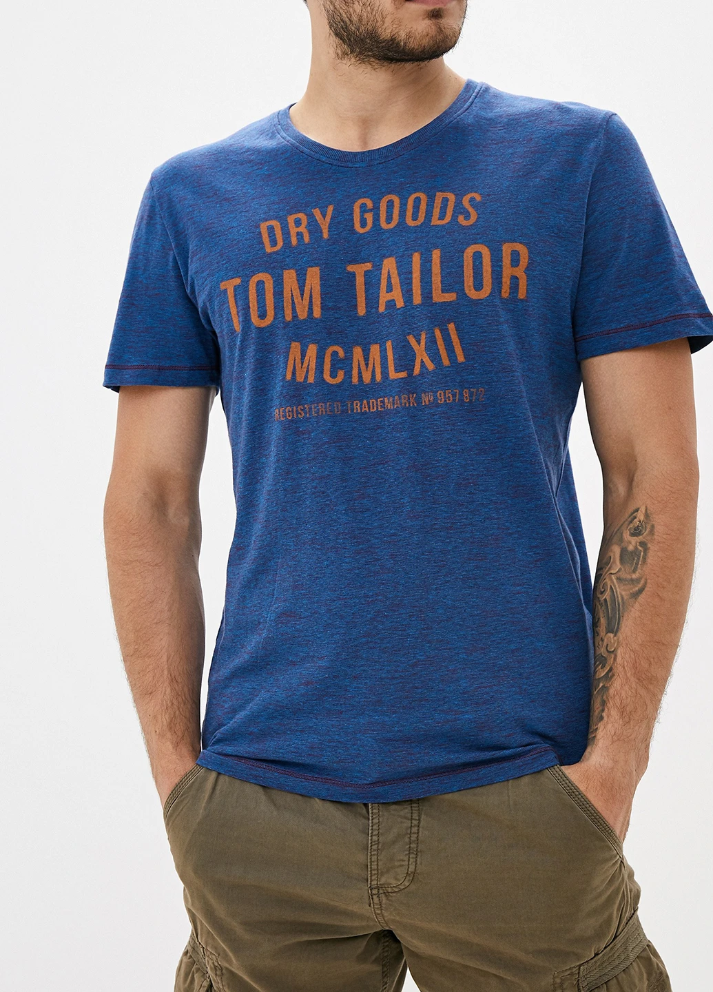 Синяя футболка Tom Tailor