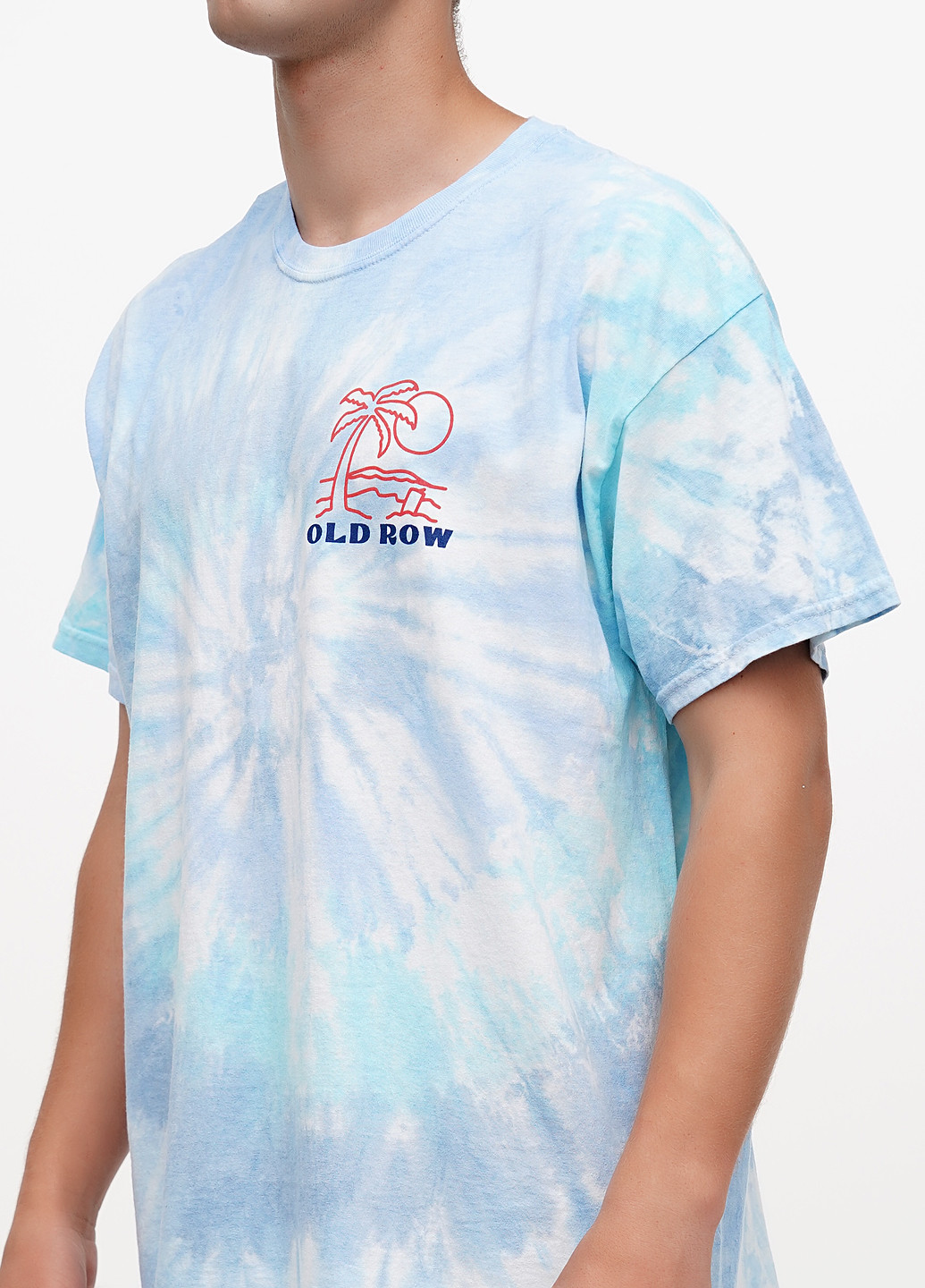 Голубая футболка Colortone