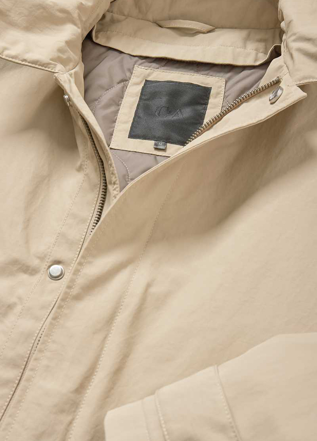 Плащ C&A на кнопках, на блискавці прямий (362599549)