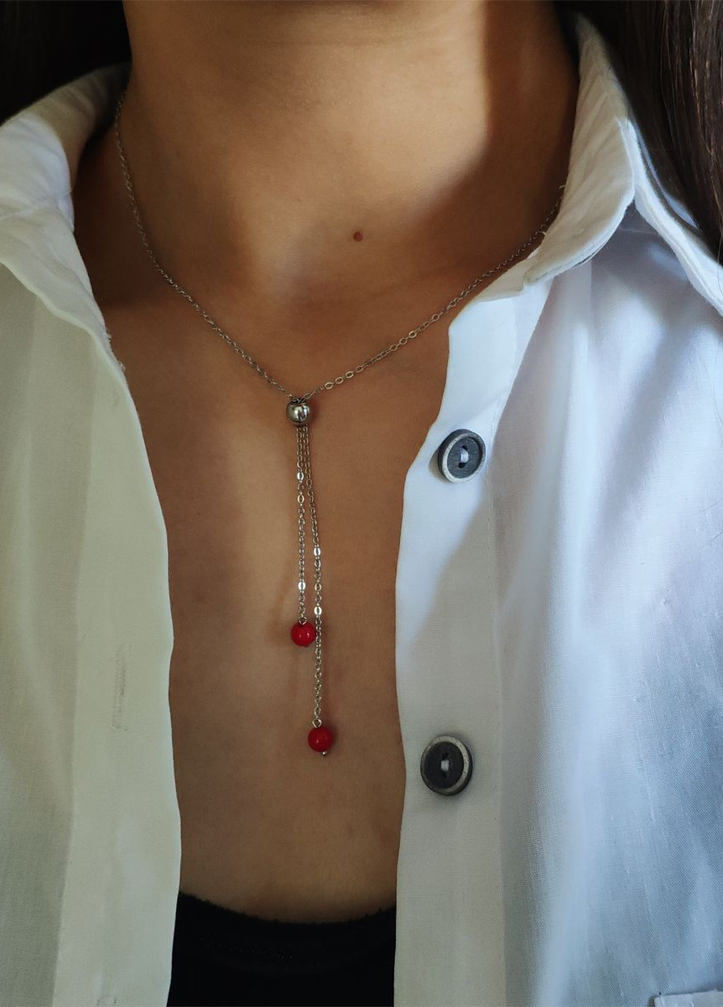 Кольє Silver Flame (262379352)