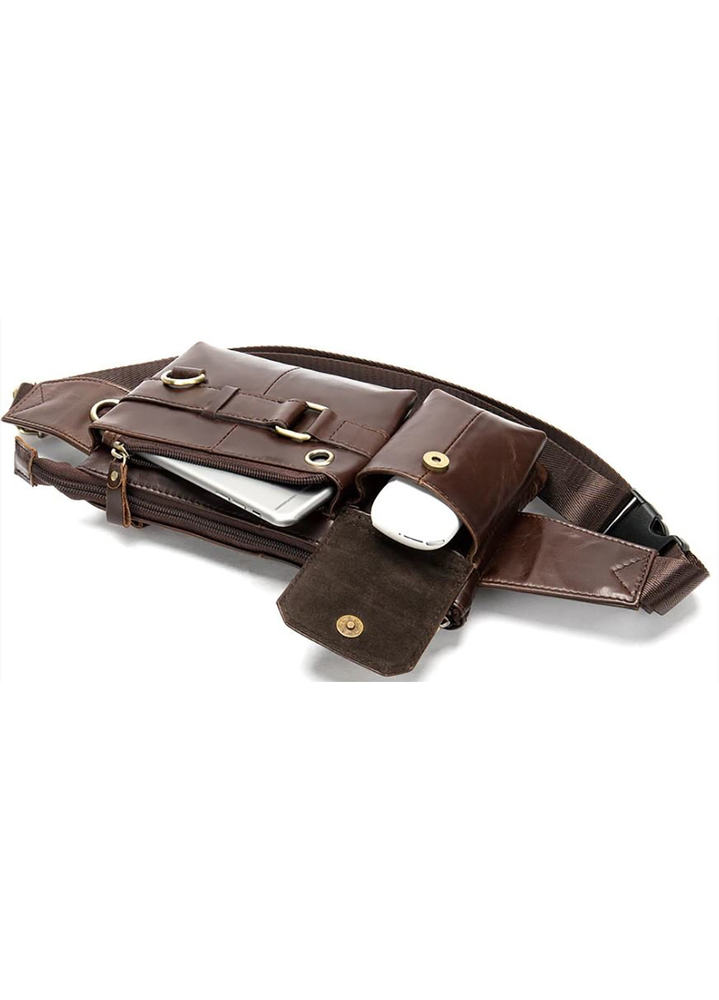 Мужская кожаная сумка 24х13,5х3 см Vintage (252132069)