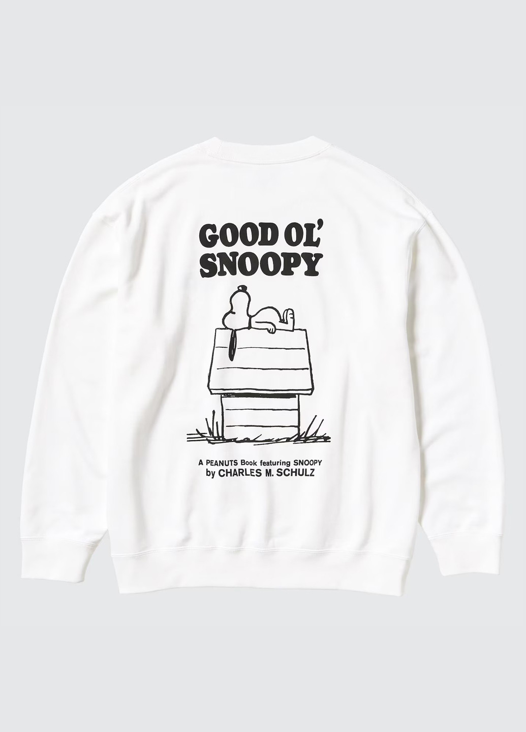 Білий світшот Uniqlo малюнок вишивка (327231653)