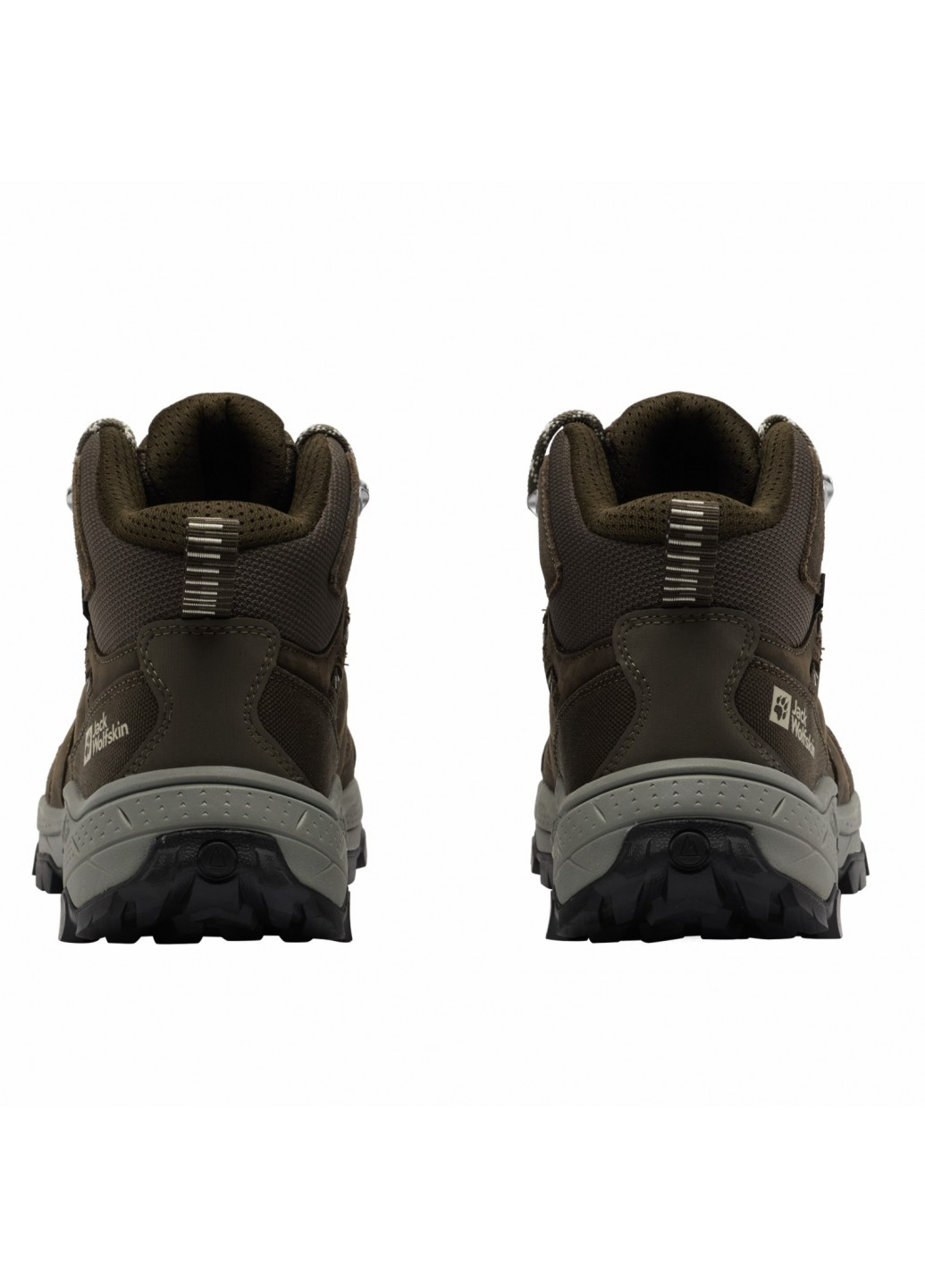 Коричневые осенние ботинки хайкеры Jack Wolfskin