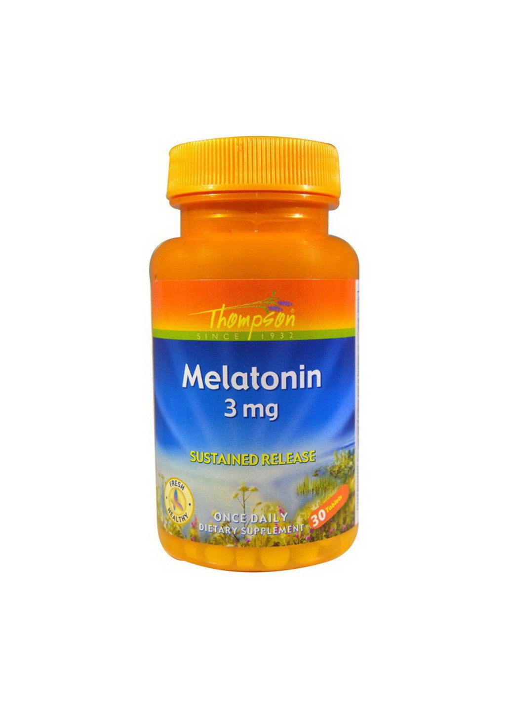 Мелатонин Melatonin 3 mg 30 таблеток Thompson (255408040)