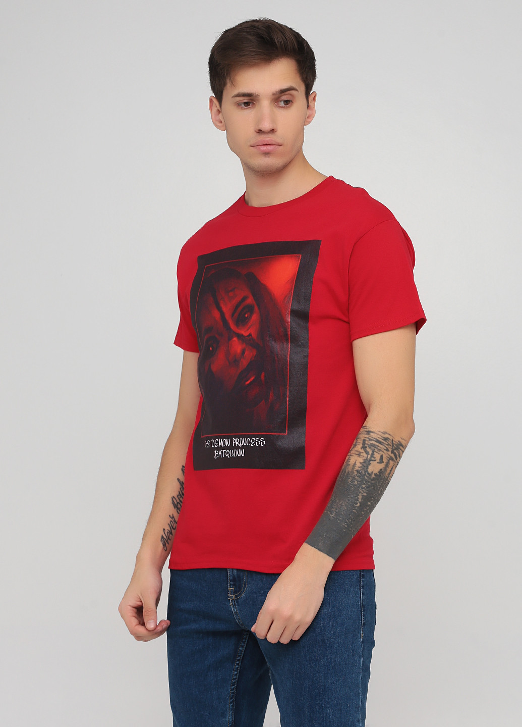 Червона футболка Hanes