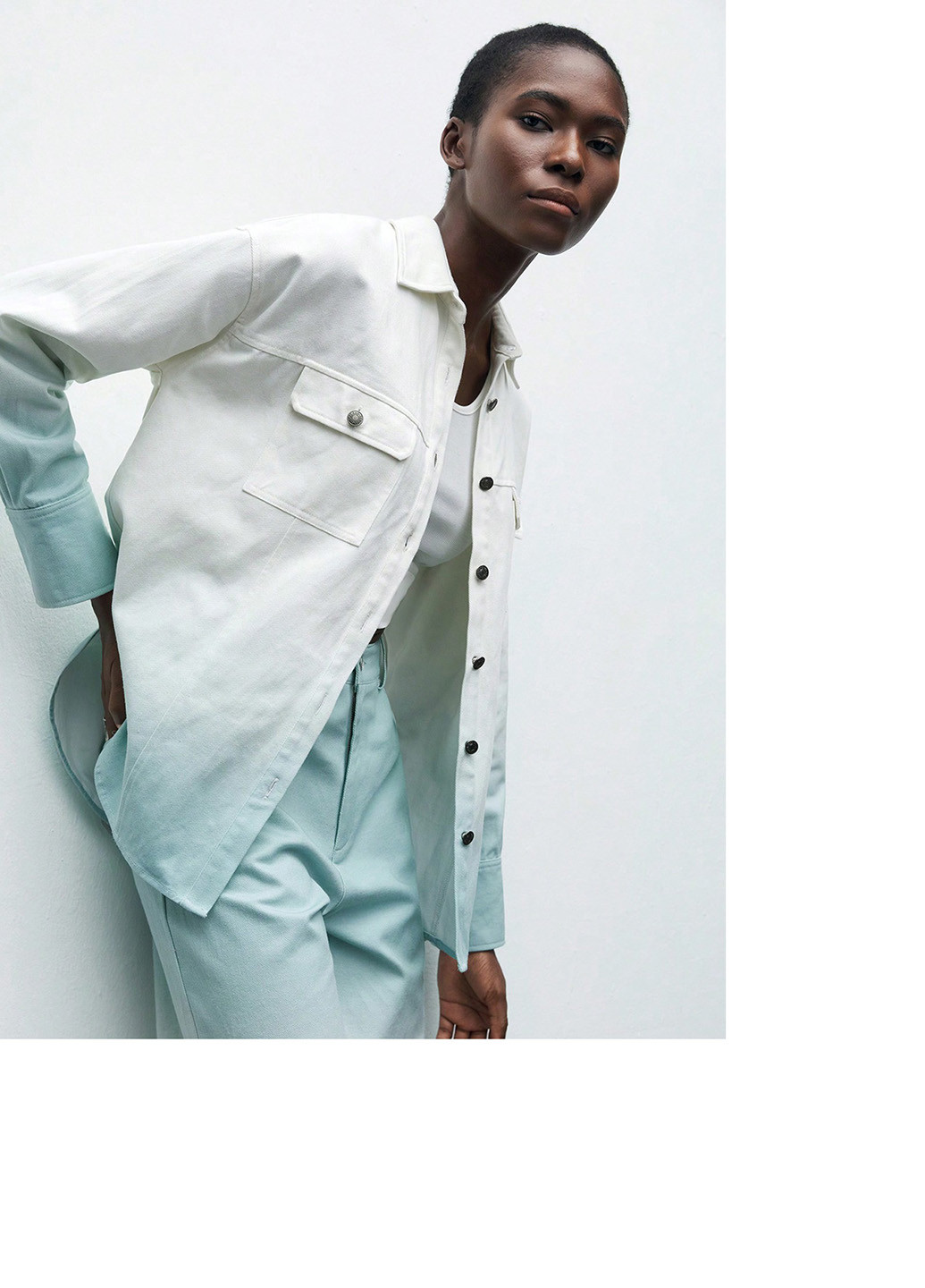 Куртка-рубашка SHEIN (344454097)