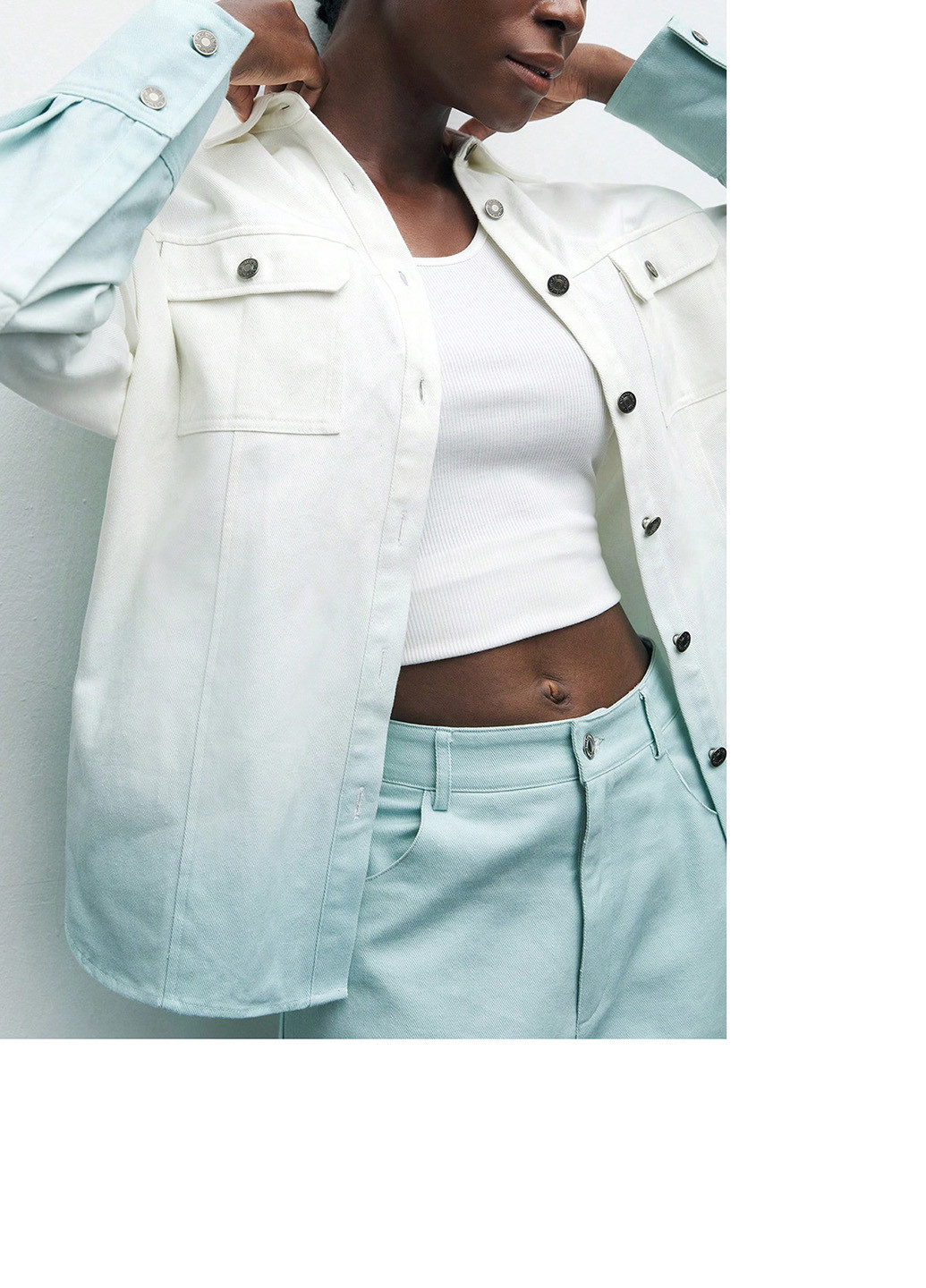 Куртка-рубашка SHEIN (344454097)
