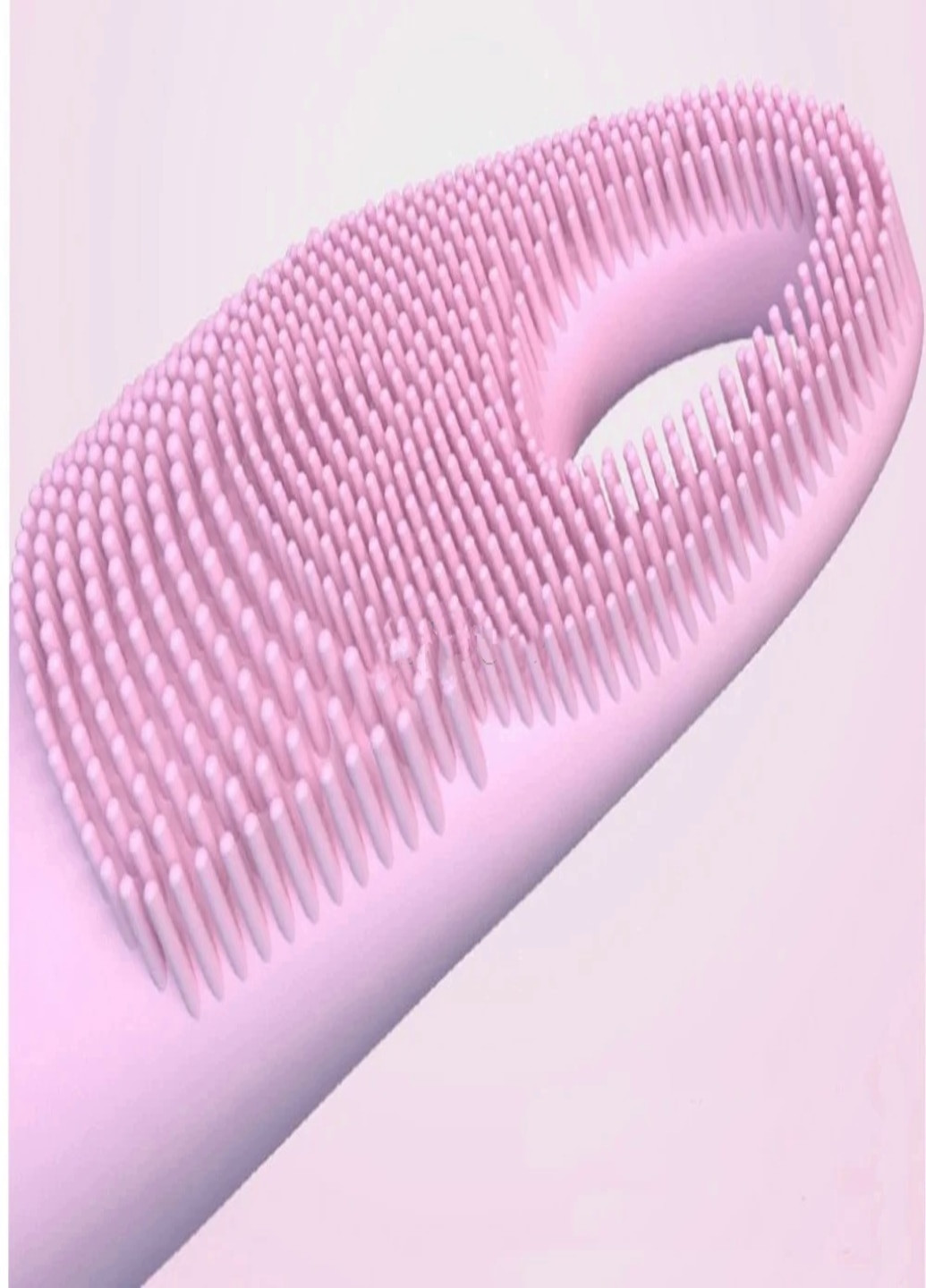 Электрическая силиконовая щетка для чистки лица очищающая ультразвуковая (969498494) Розовый Francesco Marconi (209509668)
