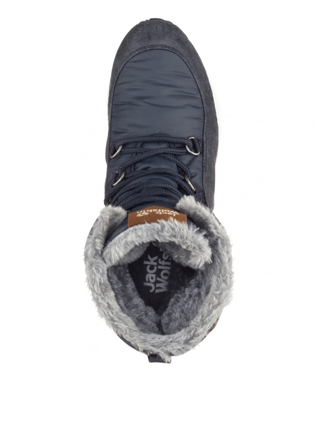 Зимние ботинки Jack Wolfskin с логотипом из искусственной замши, тканевые