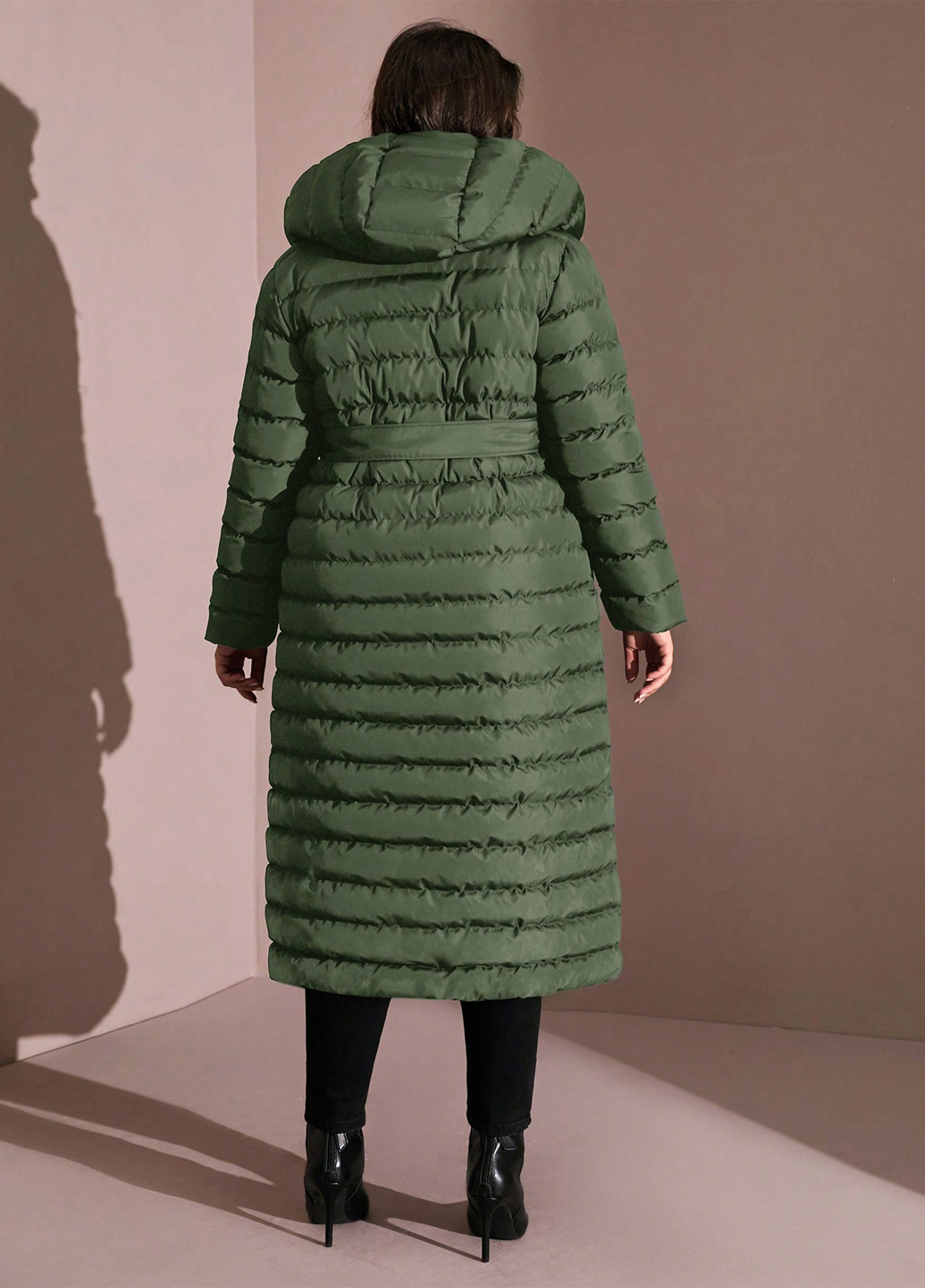 Зелена зимня куртка SHEIN