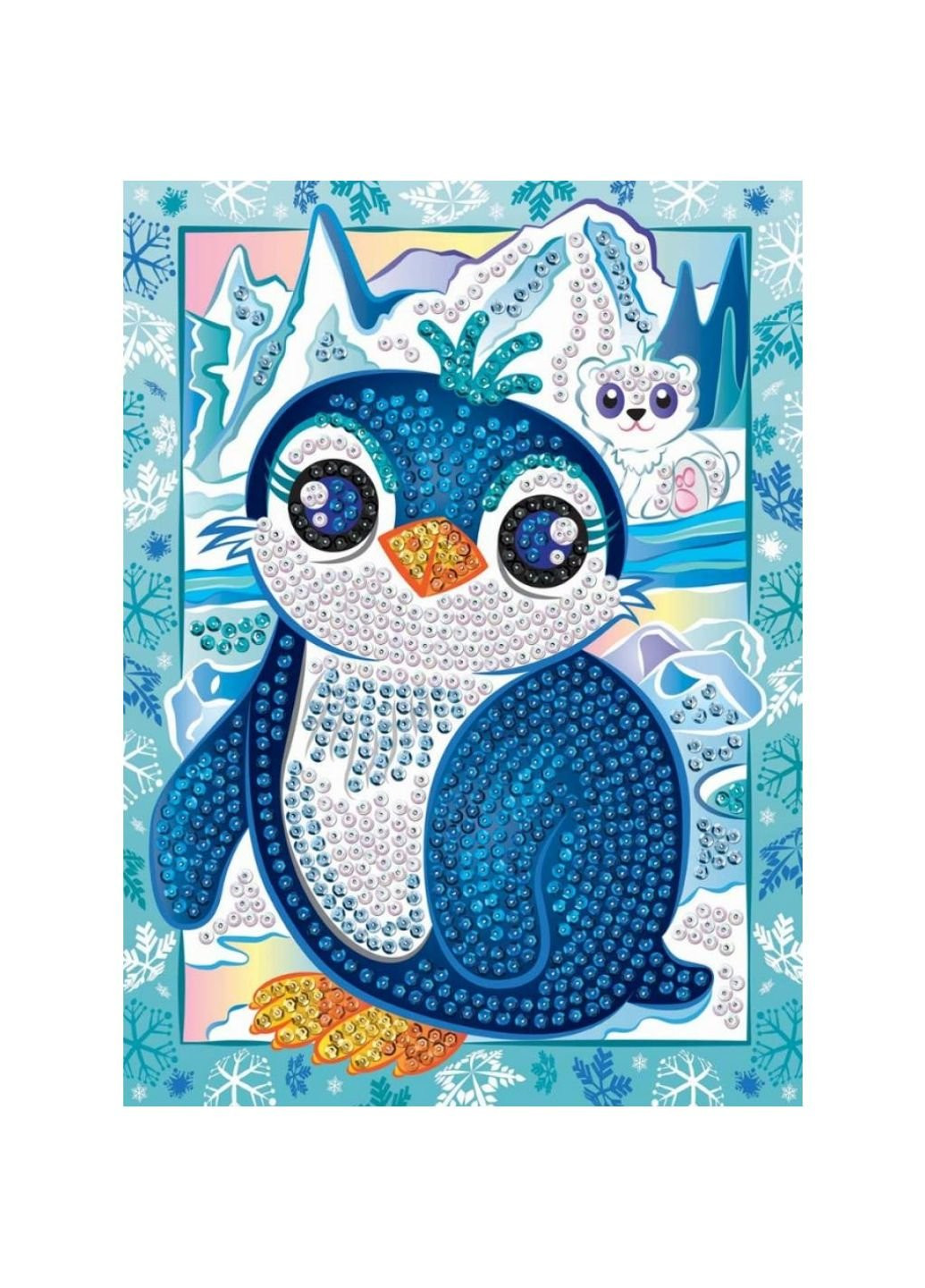 Набор для творчества SMOOGLES Пингвин (SA1817) Sequin Art (254066095)