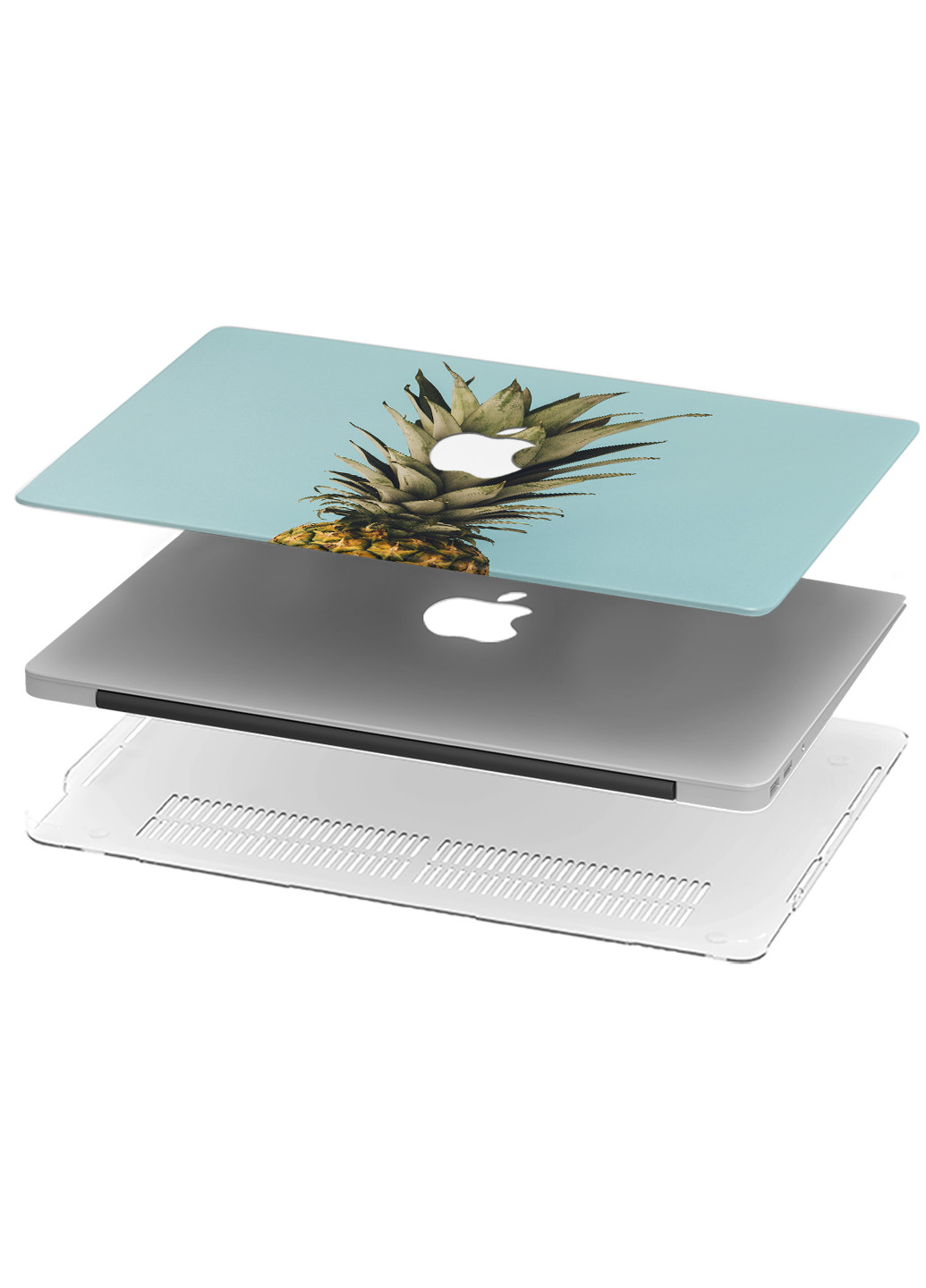 Чохол пластиковий для Apple MacBook Pro 15 A1707 / A1990 Ананас (Pineapple) (9649-1869) MobiPrint (218505400)